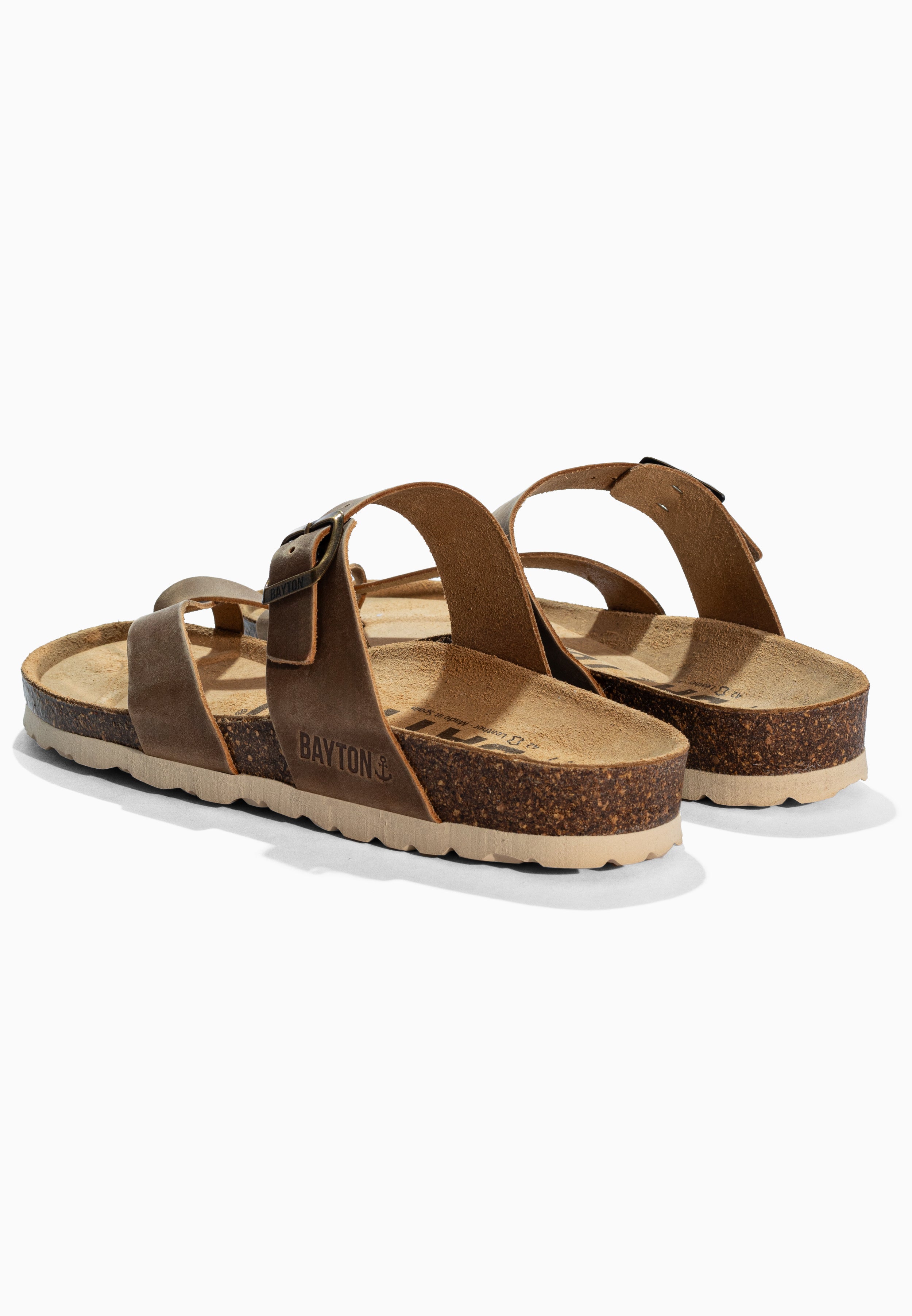 Diane Beige Leather Sandals