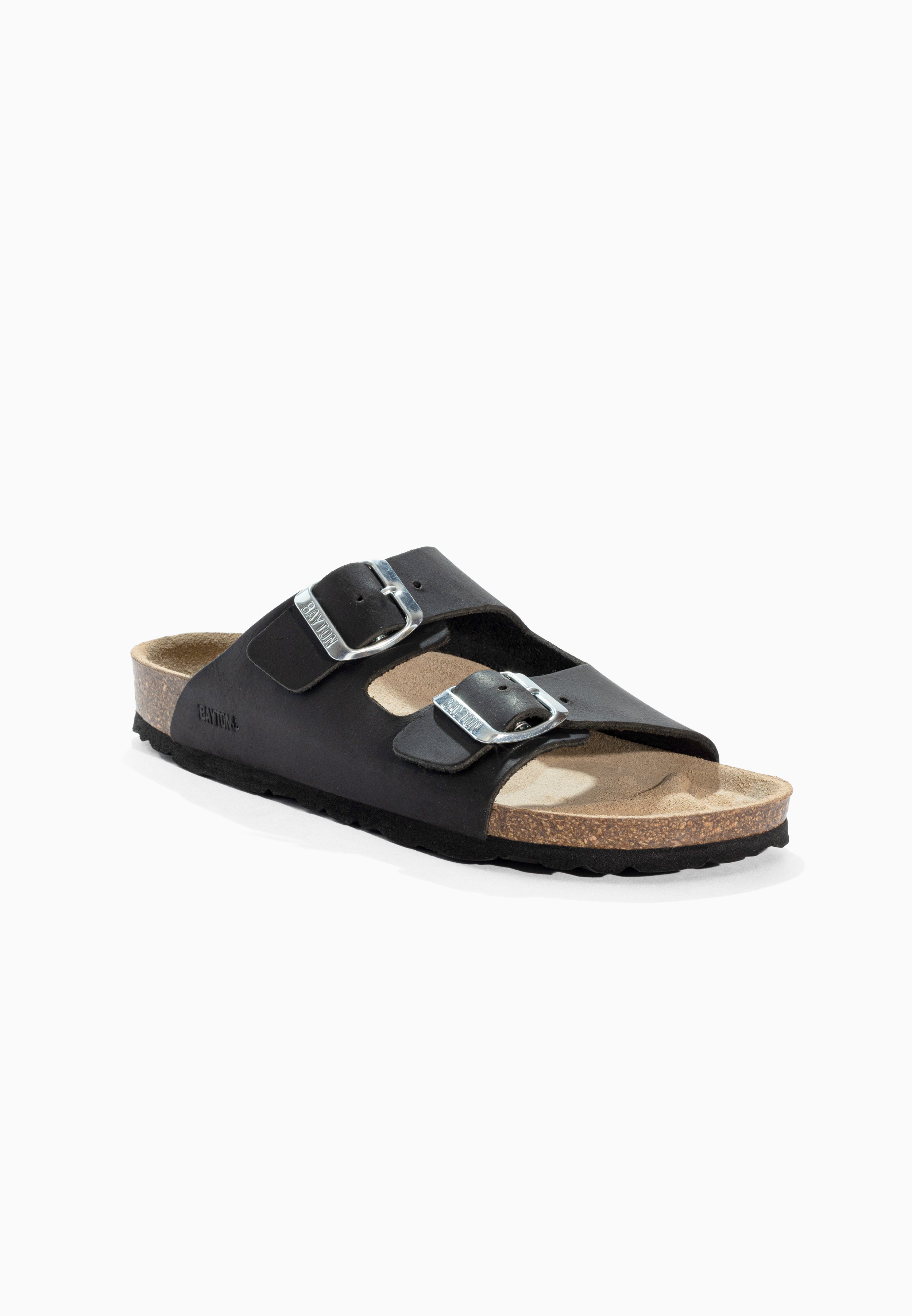 Sandales Atlas Noir en Cuir