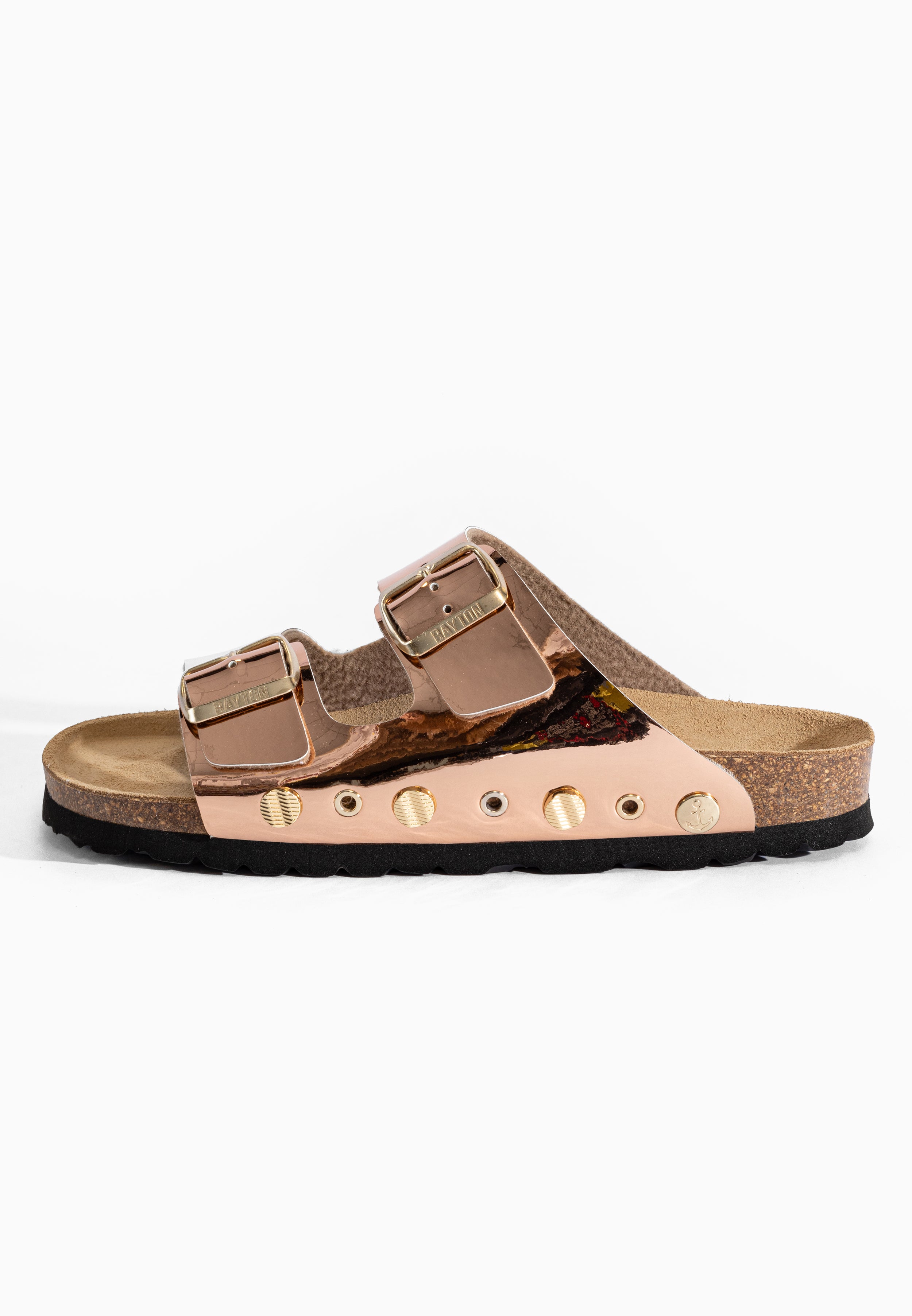 Rivalta Rose Gold Sandals