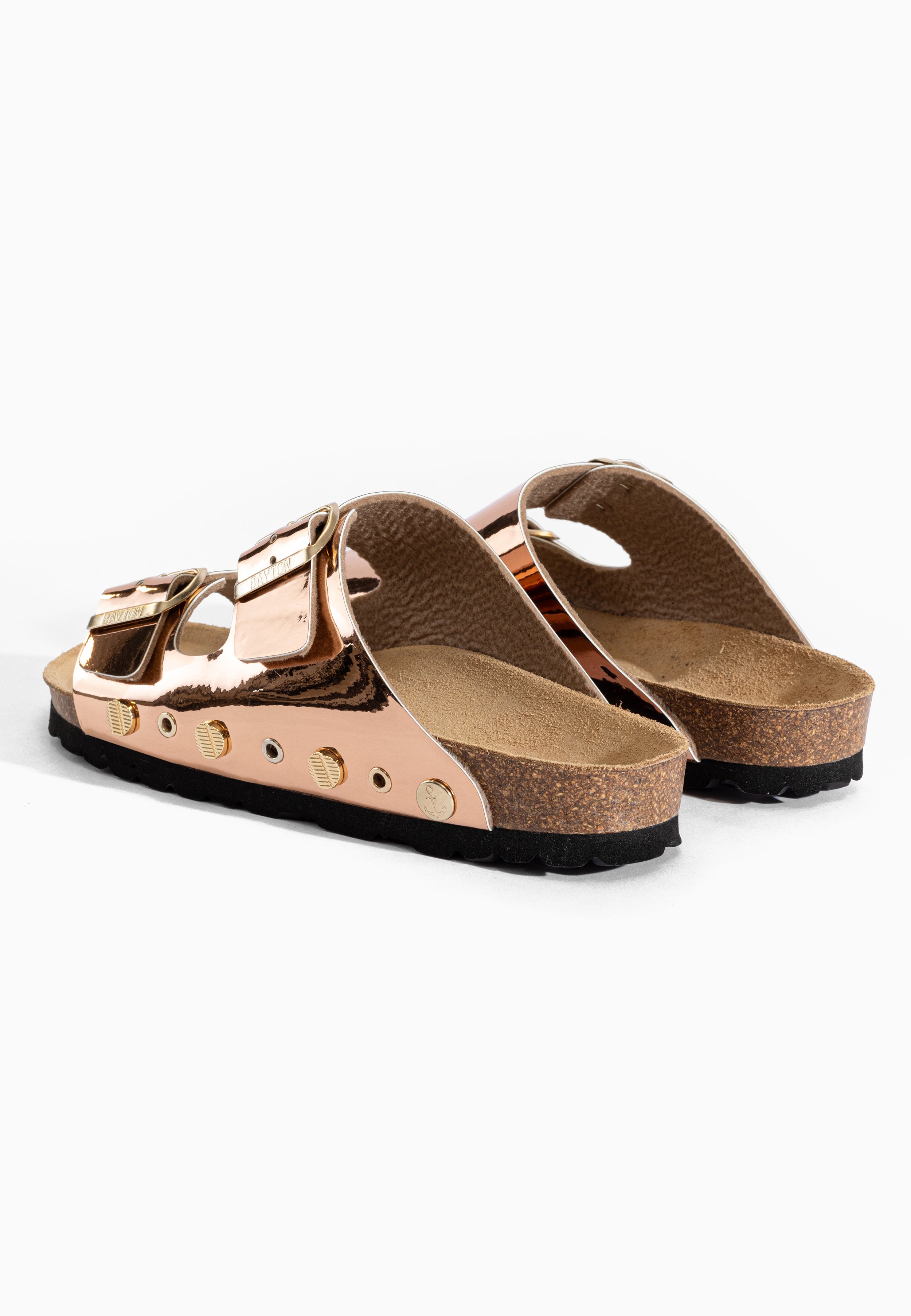 Rivalta Rose Gold Sandals