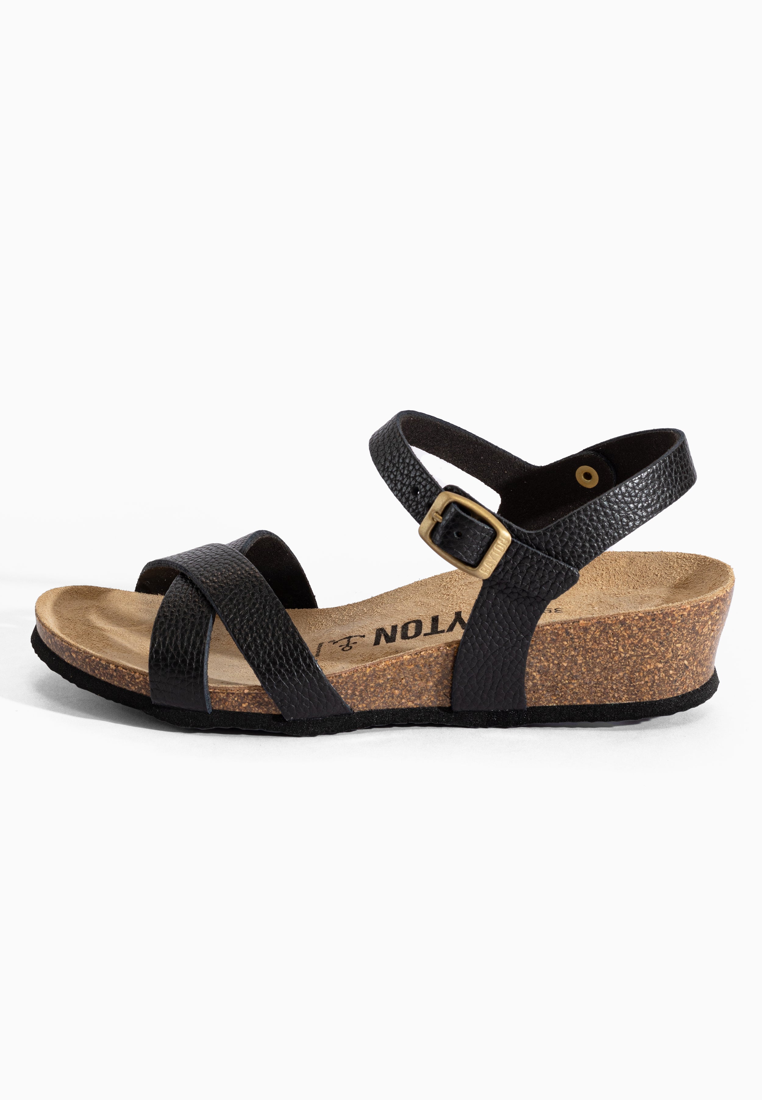 Sandales Canberra Noir en Cuir