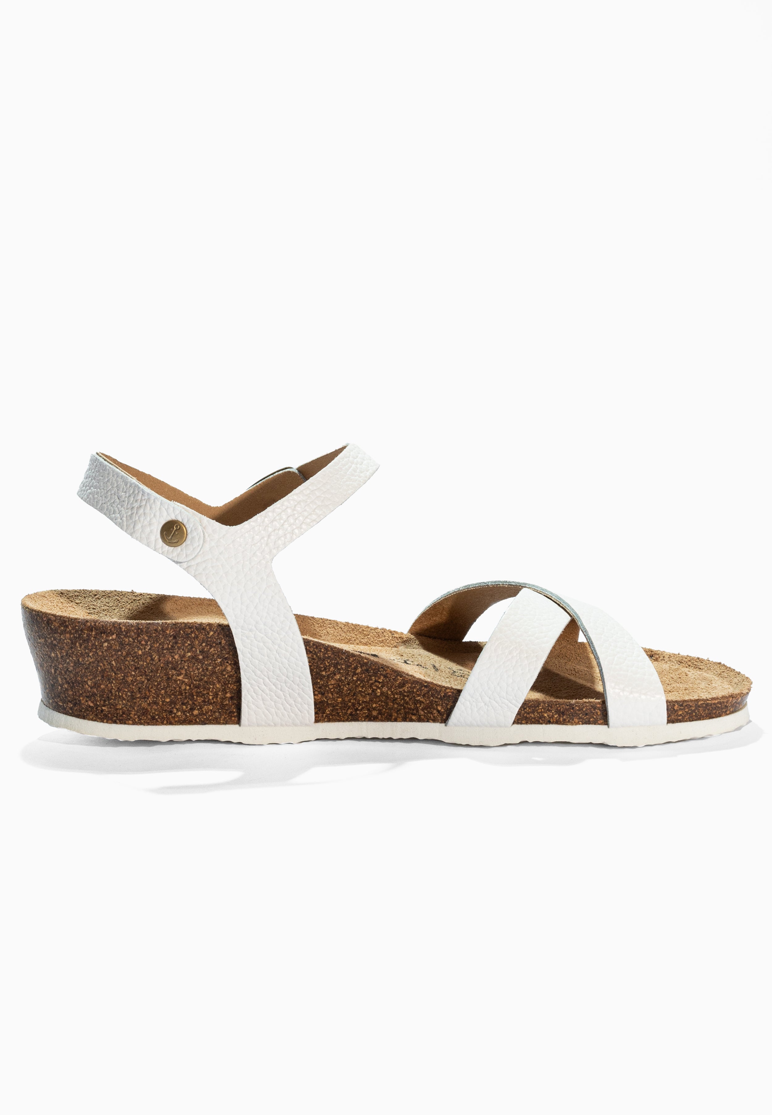 Sandales Canberra Blanc en Cuir