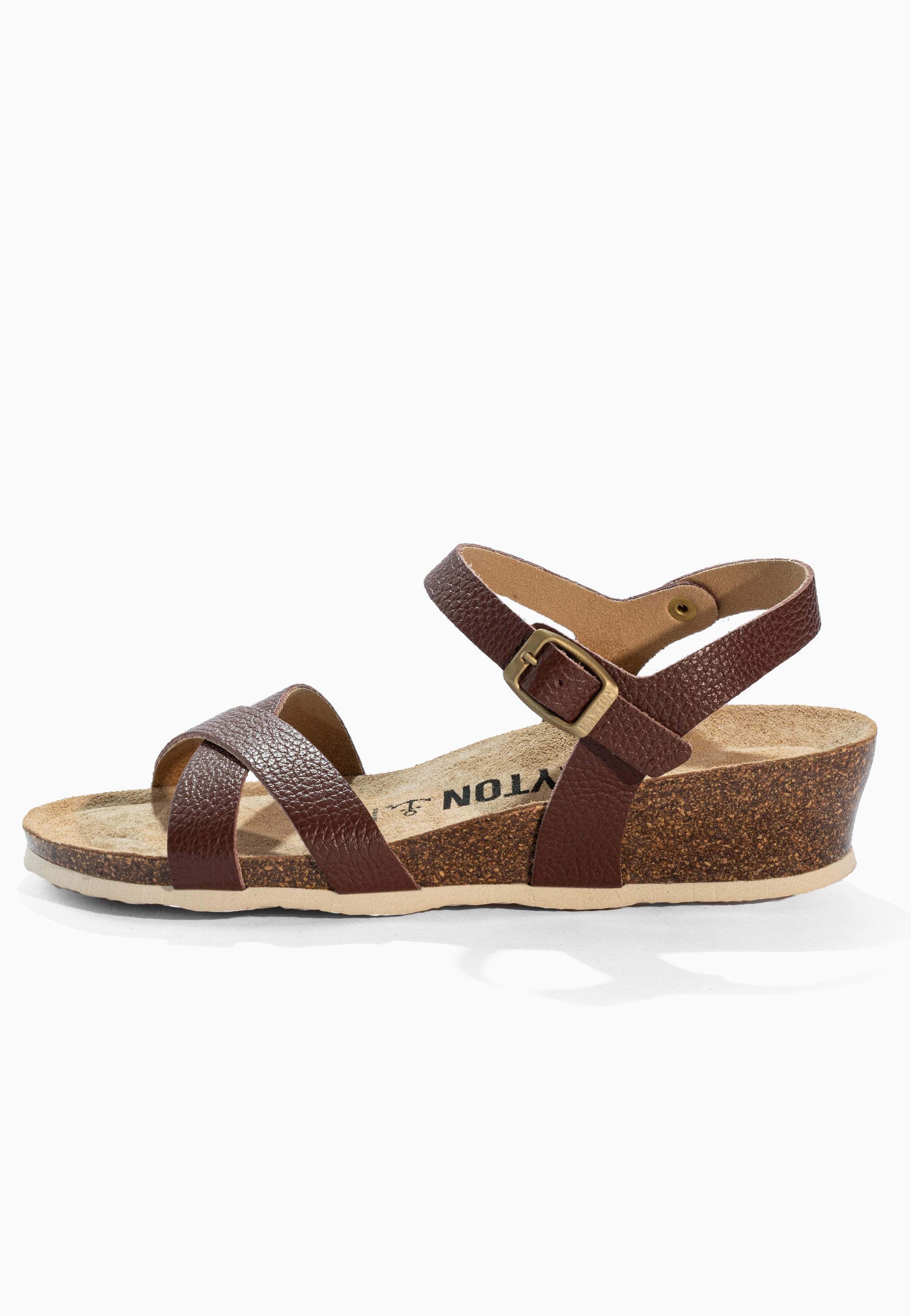 Canberra Brown Leather Sandals