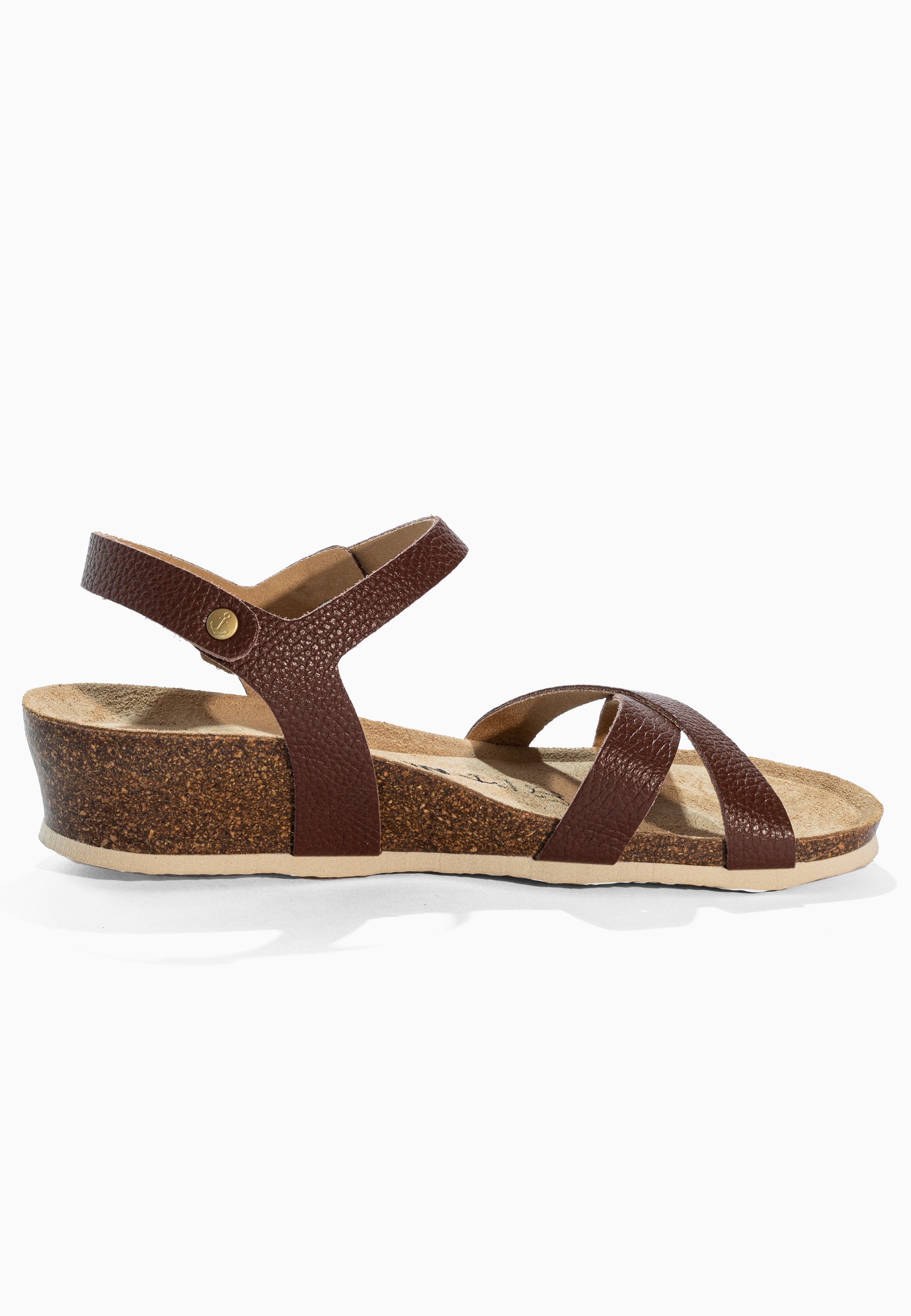 Canberra Brown Leather Sandals