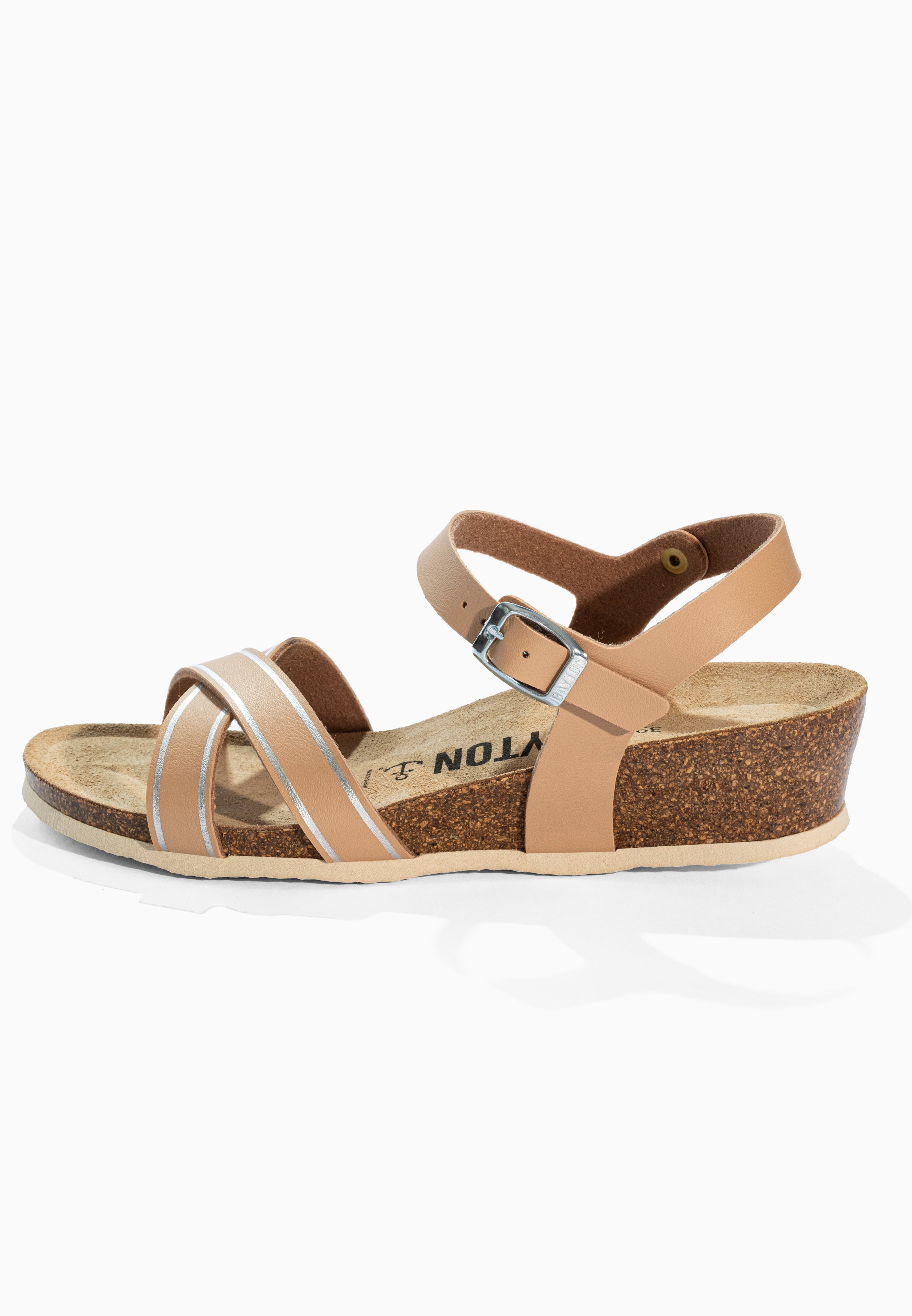 Sandales Canberra Beige et Blanc