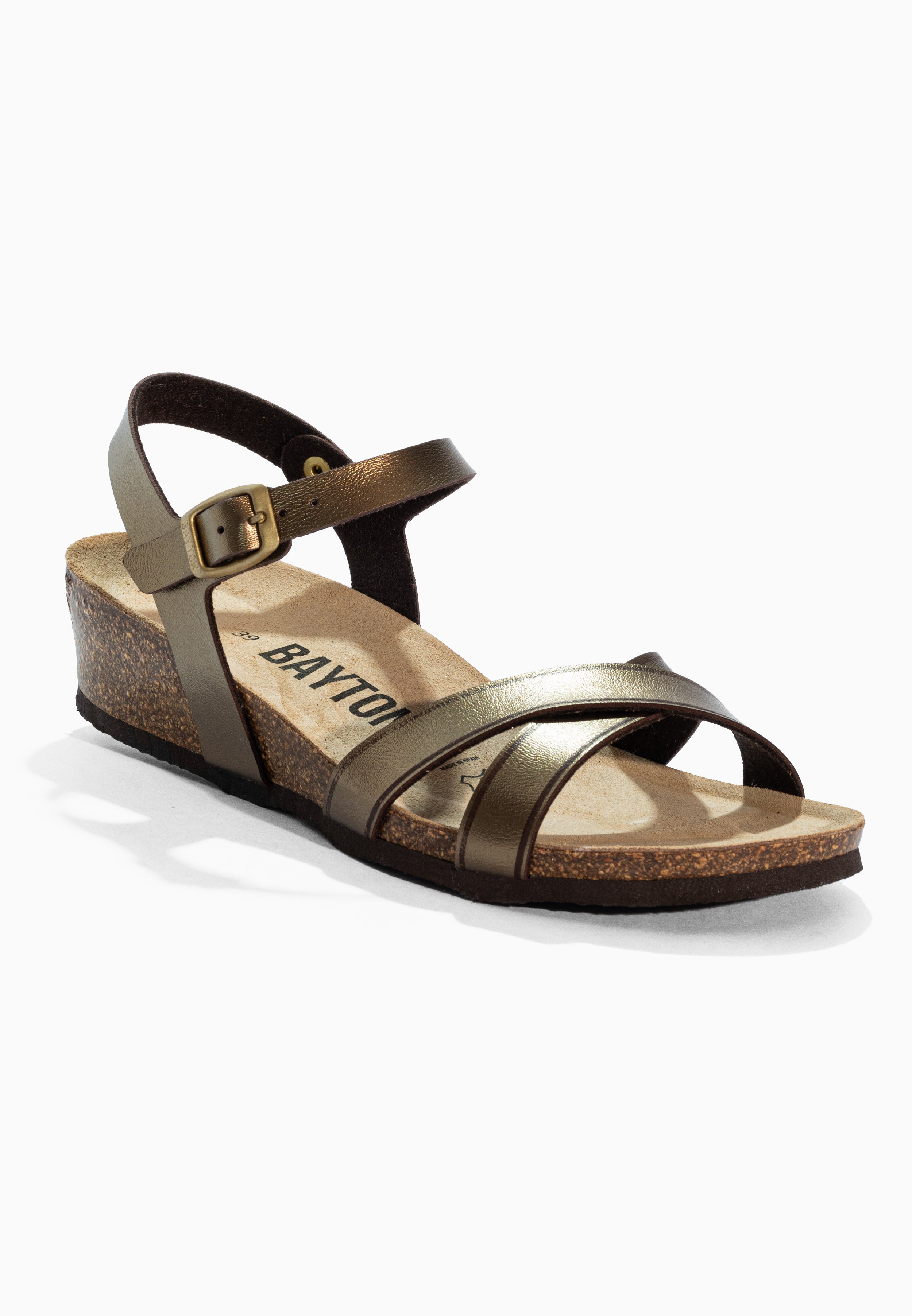 Canberra Bronze and Brown Sandals