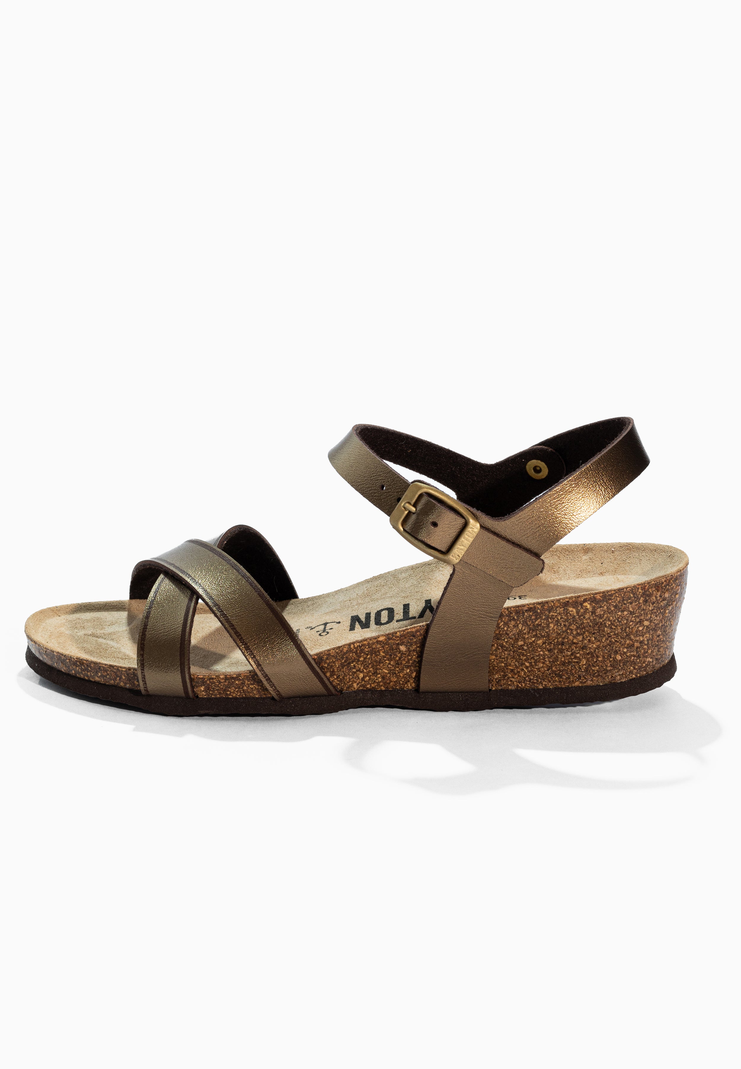 Canberra Bronze and Brown Sandals