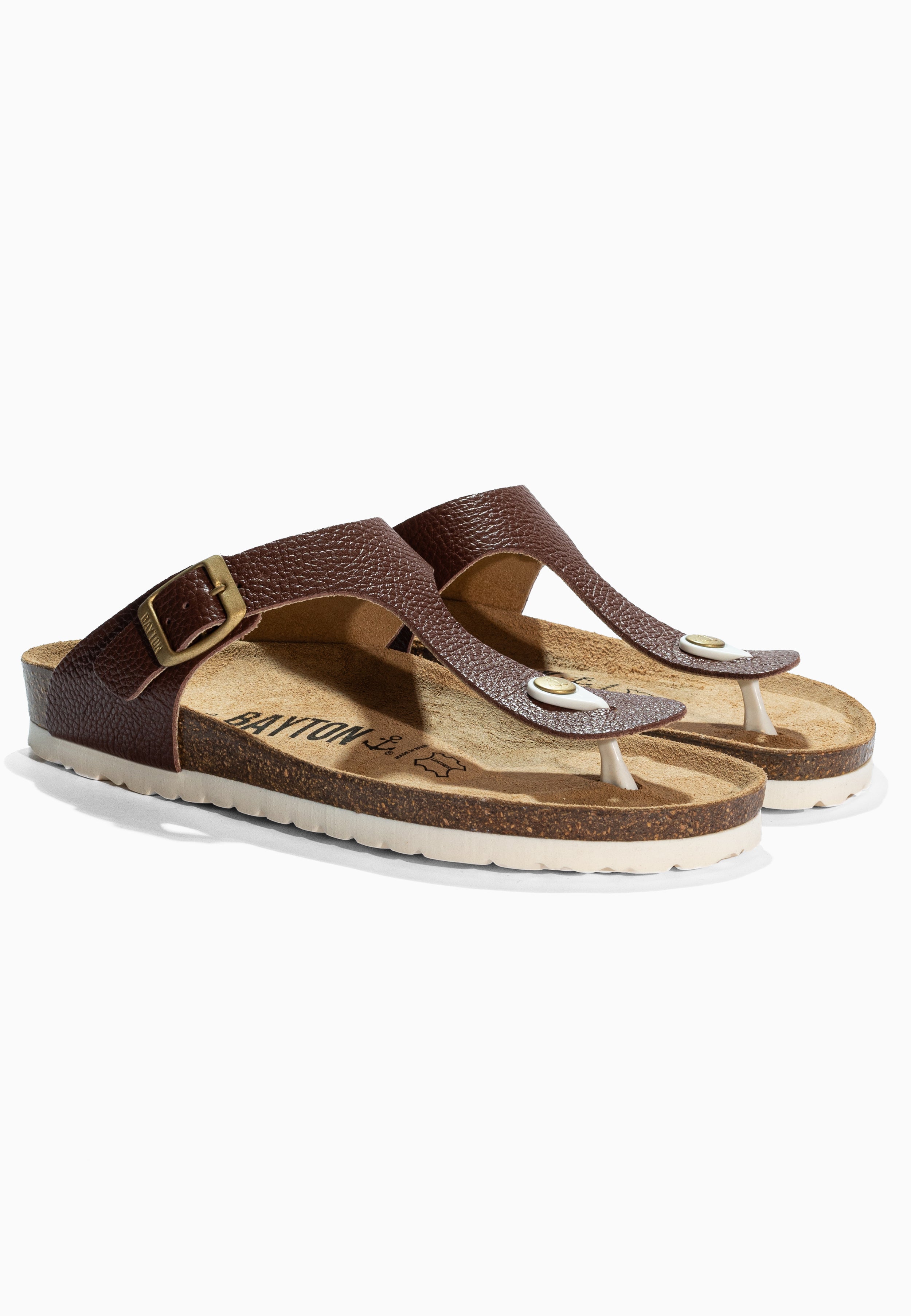 Brown Leather Mercury Sandals