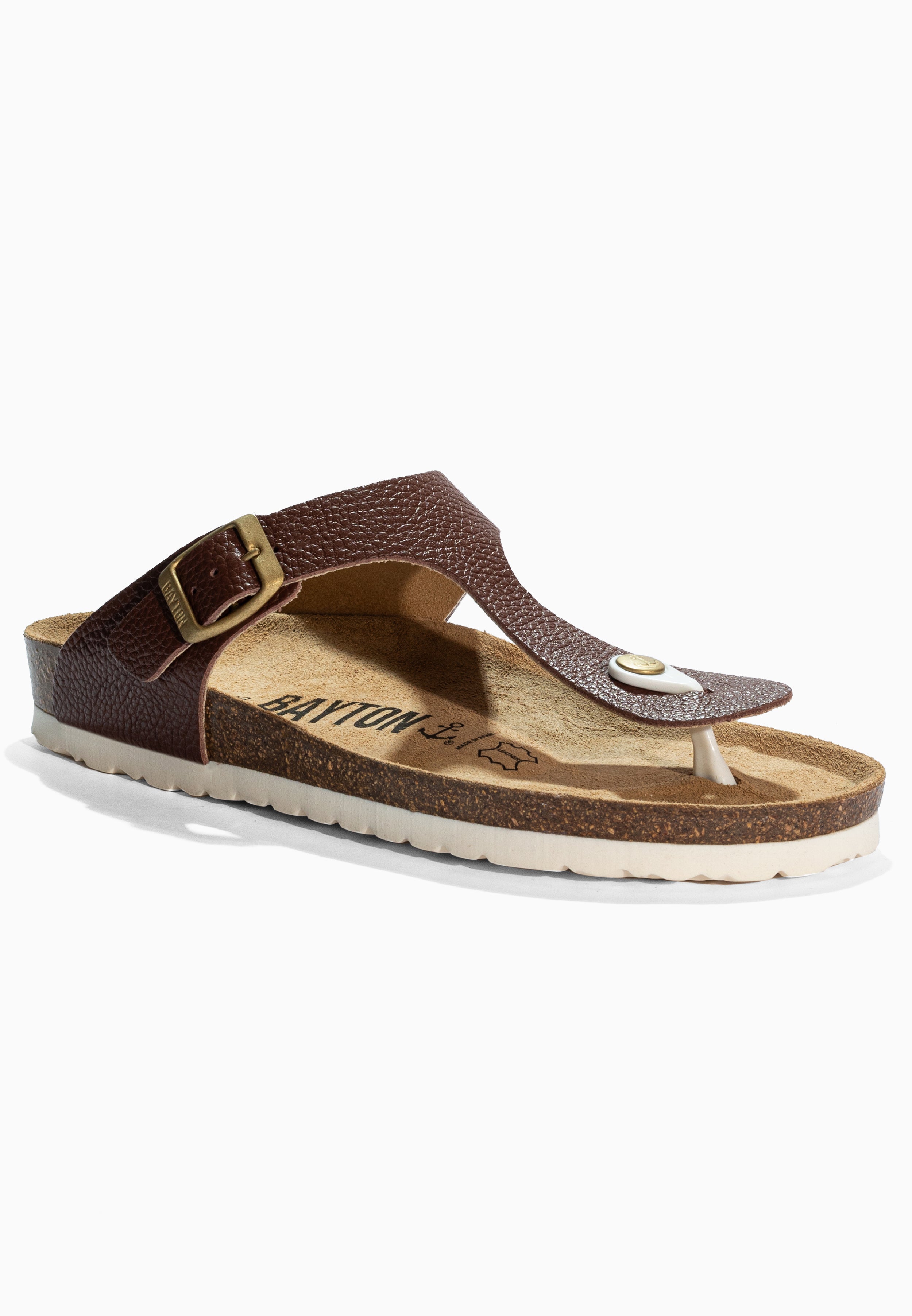 Brown Leather Mercury Sandals