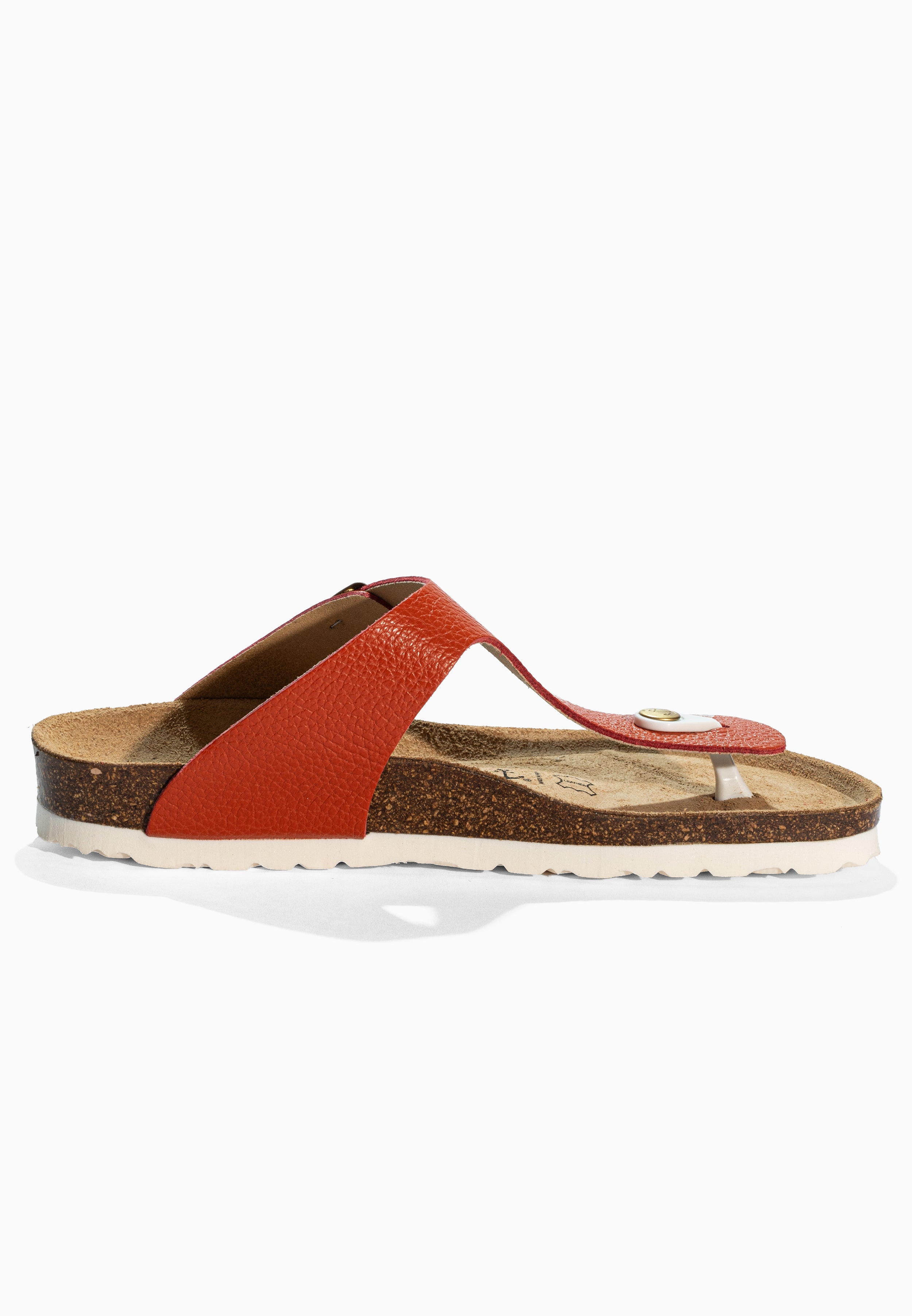 Orange Mercury Leather Sandals