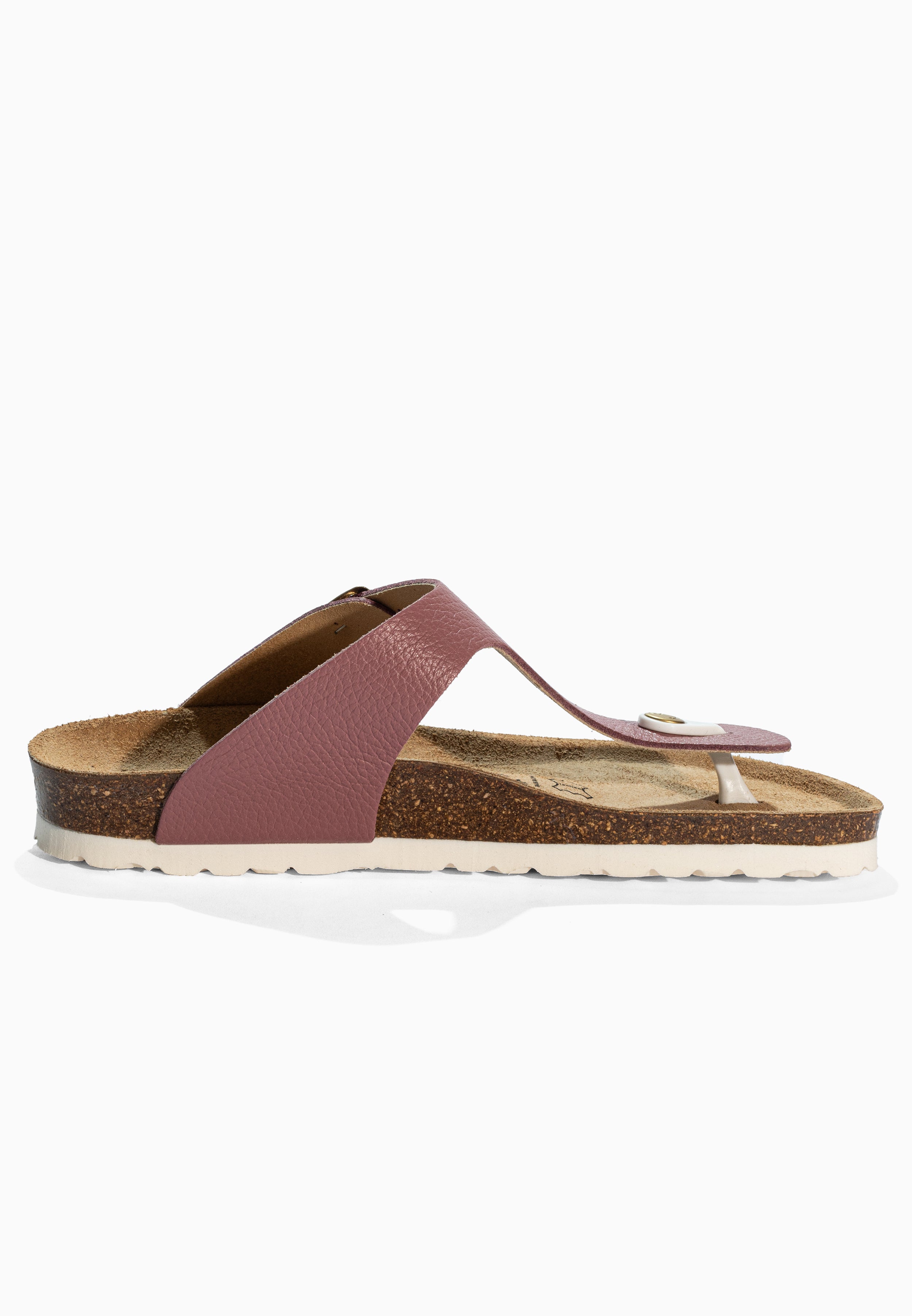 Mercury Pink Leather Sandals