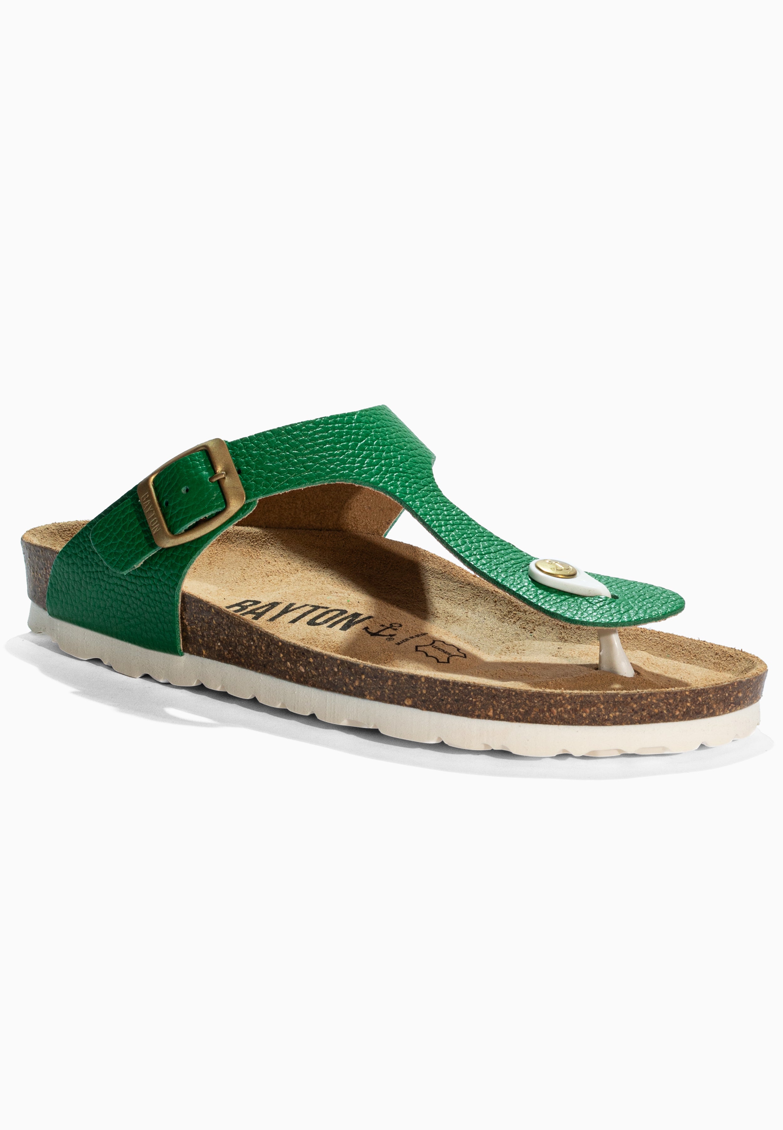 Green Mercury Leather Sandals