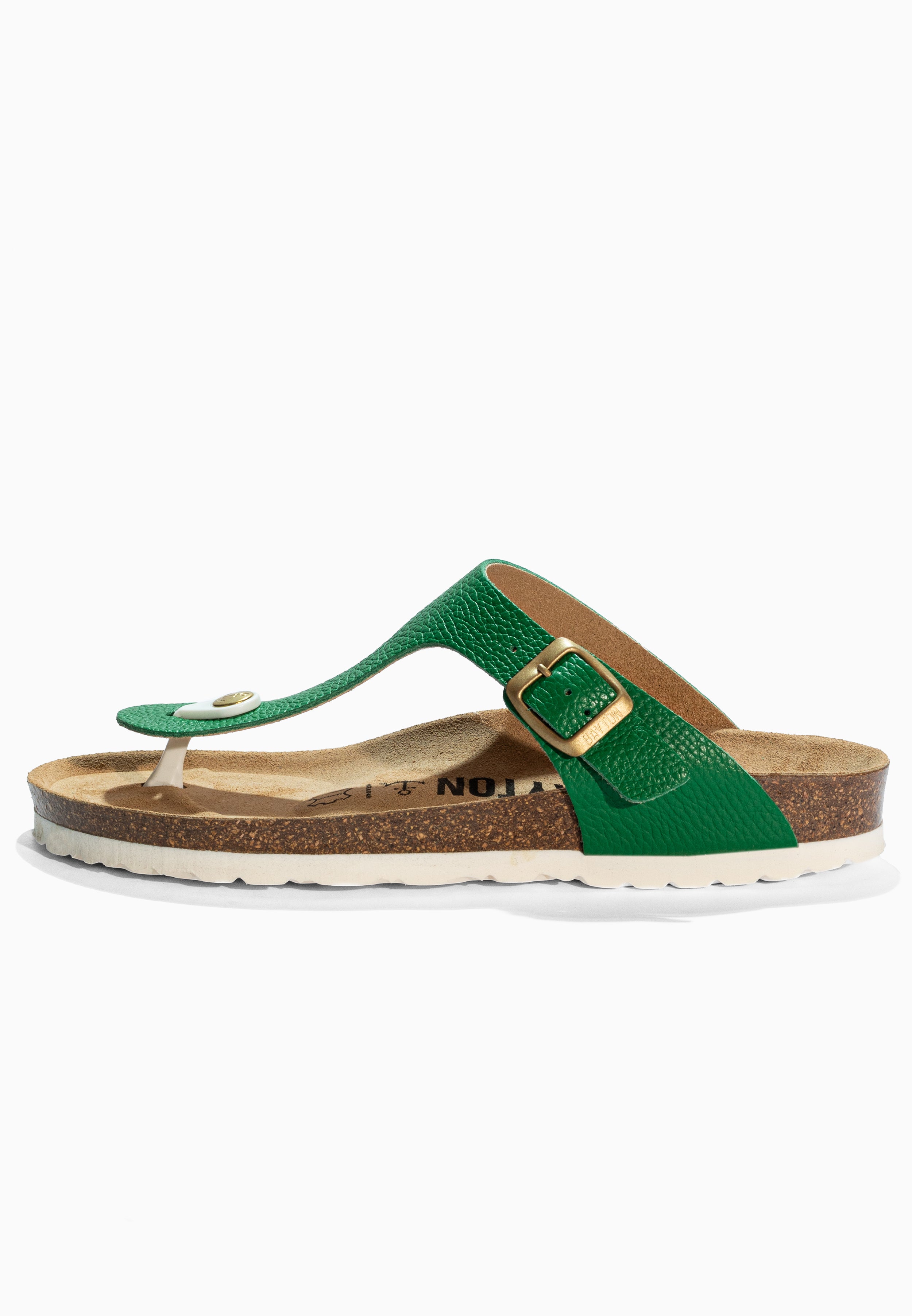 Green Mercury Leather Sandals