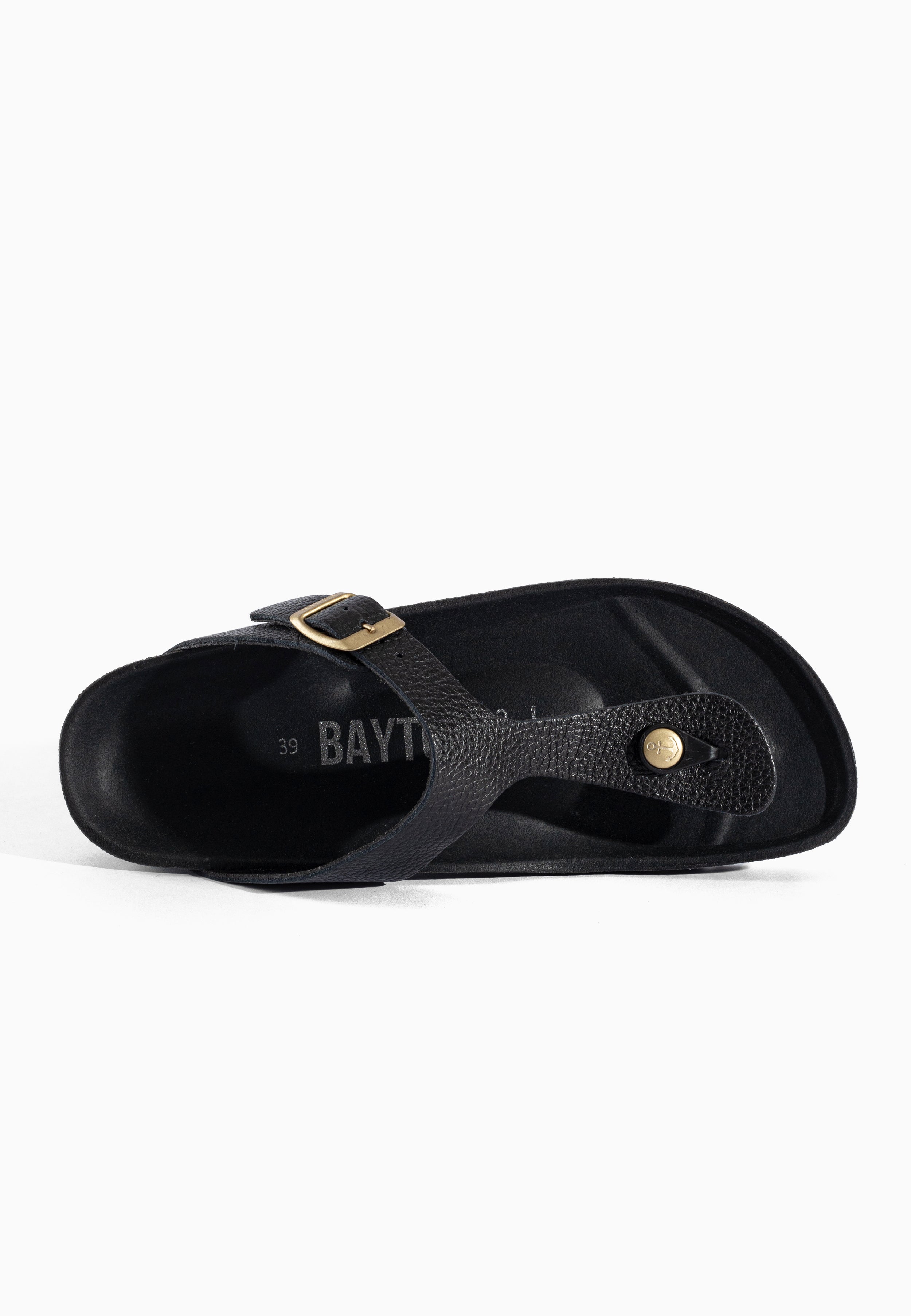 Black Mercury Leather Sandals