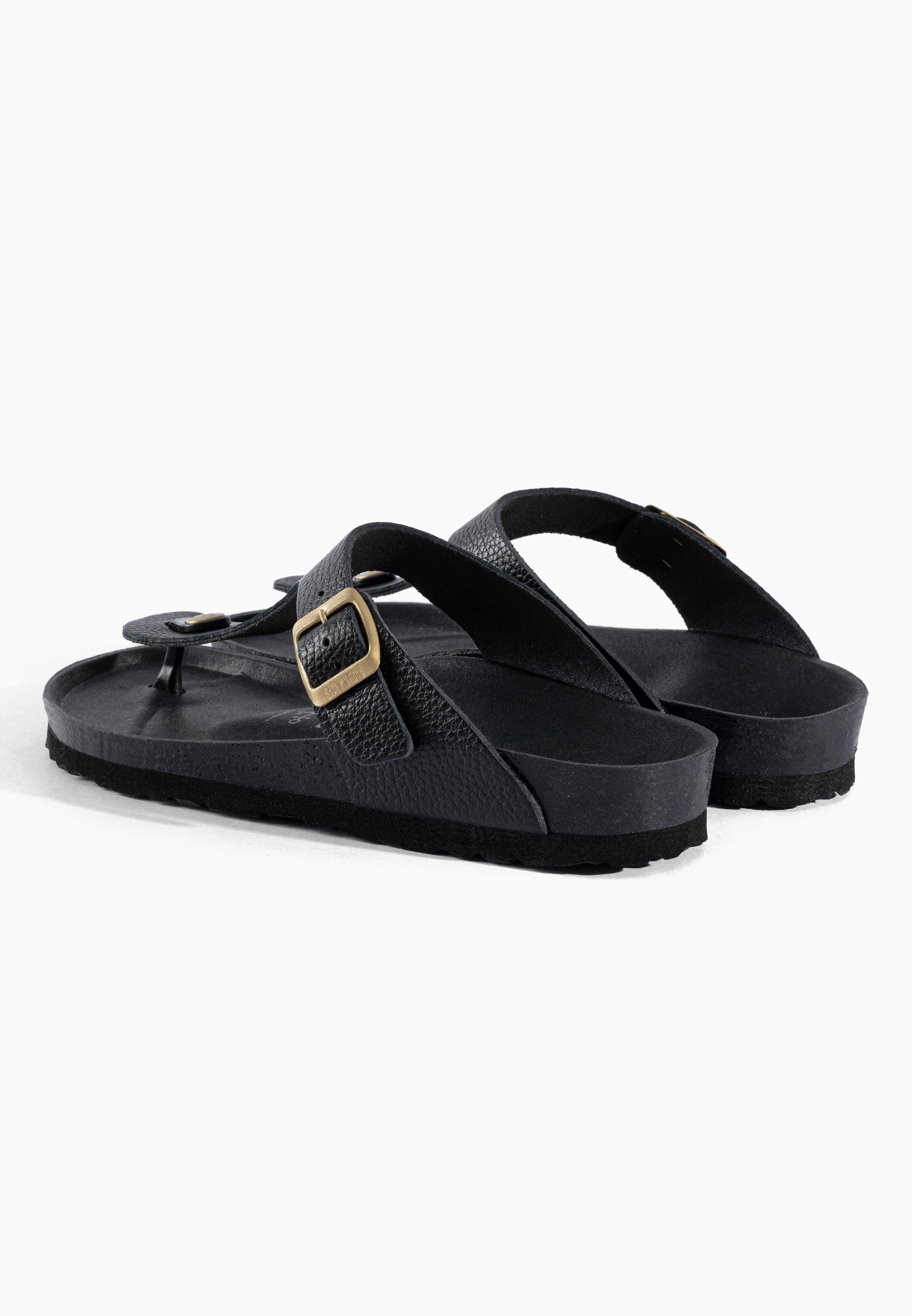 Black Mercury Leather Sandals