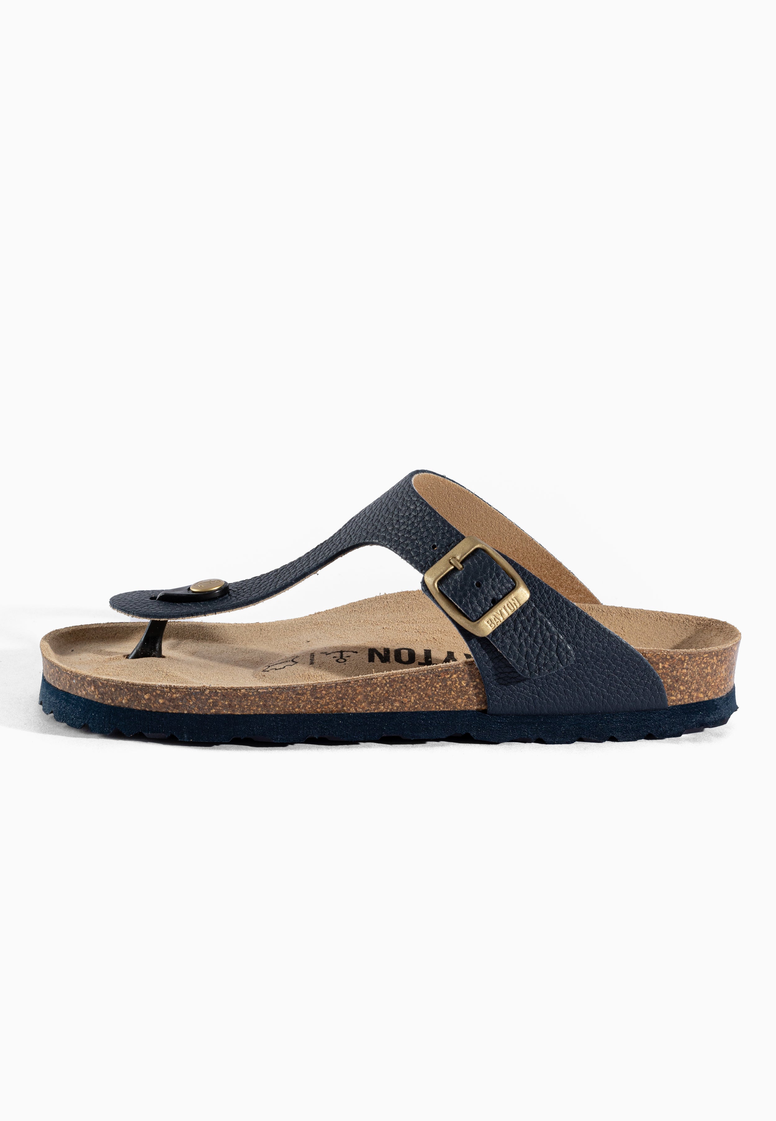 Sandales Mercure Bleu marine en Cuir