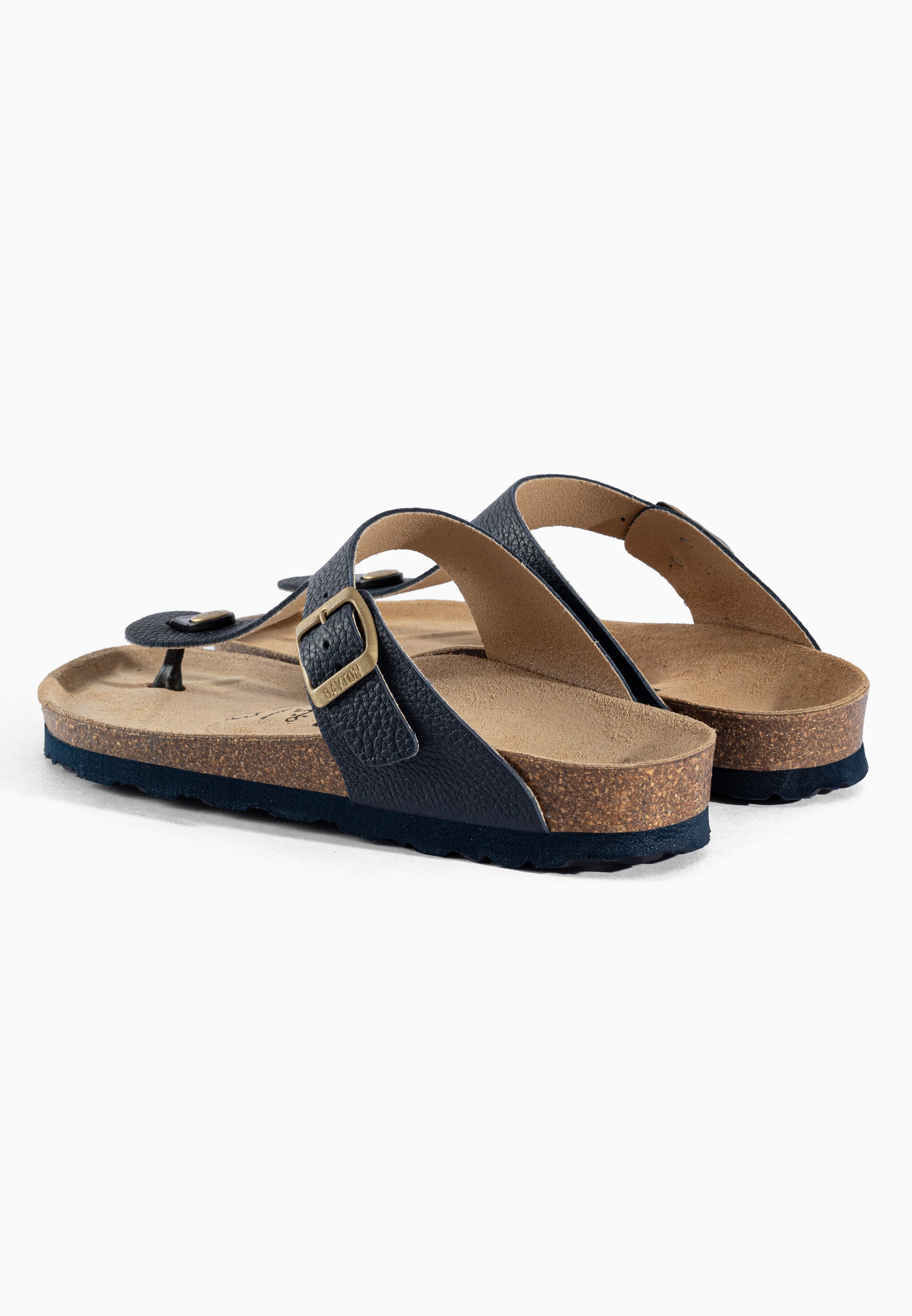 Sandales Mercure Bleu marine en Cuir