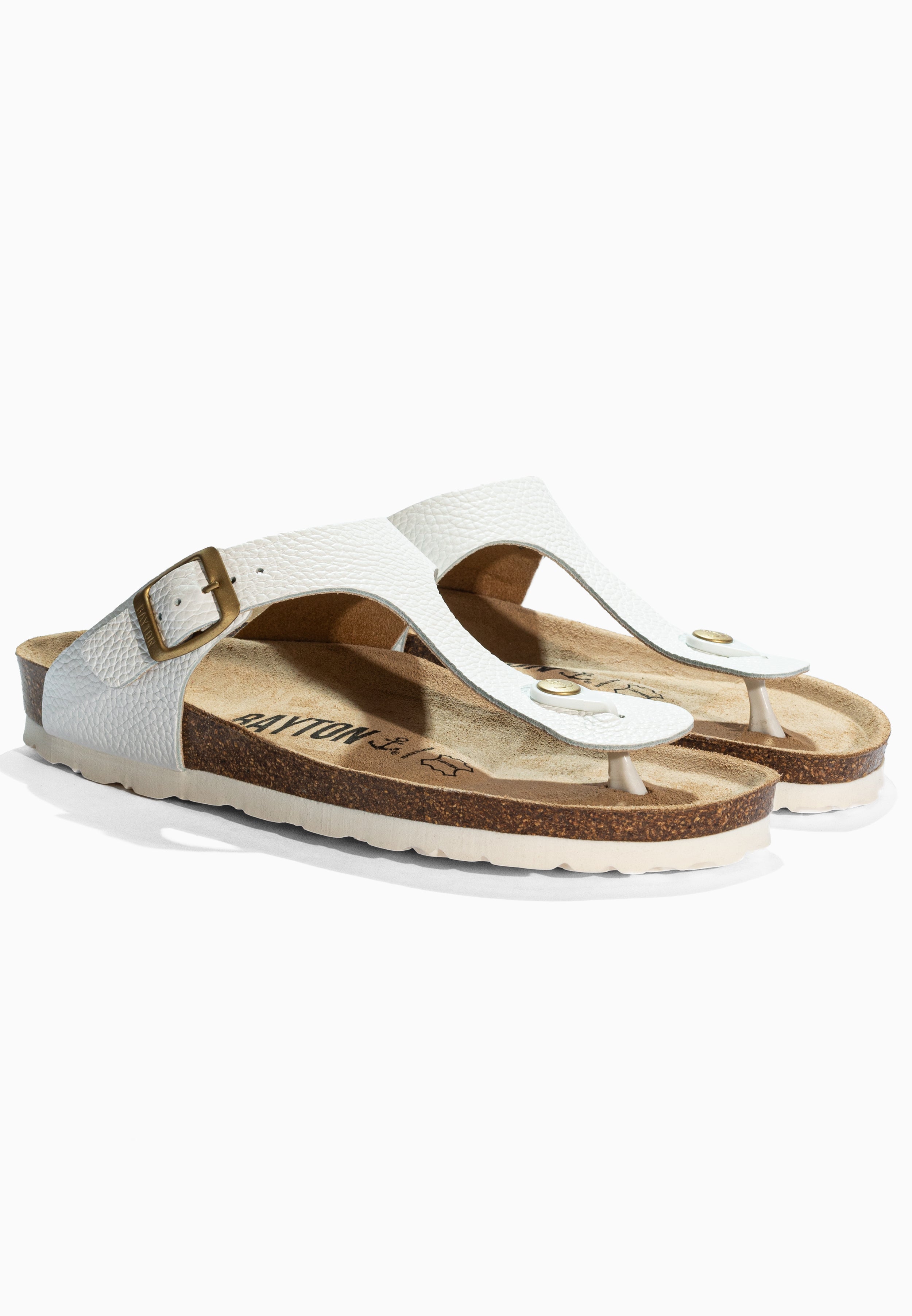 White Mercury Leather Sandals