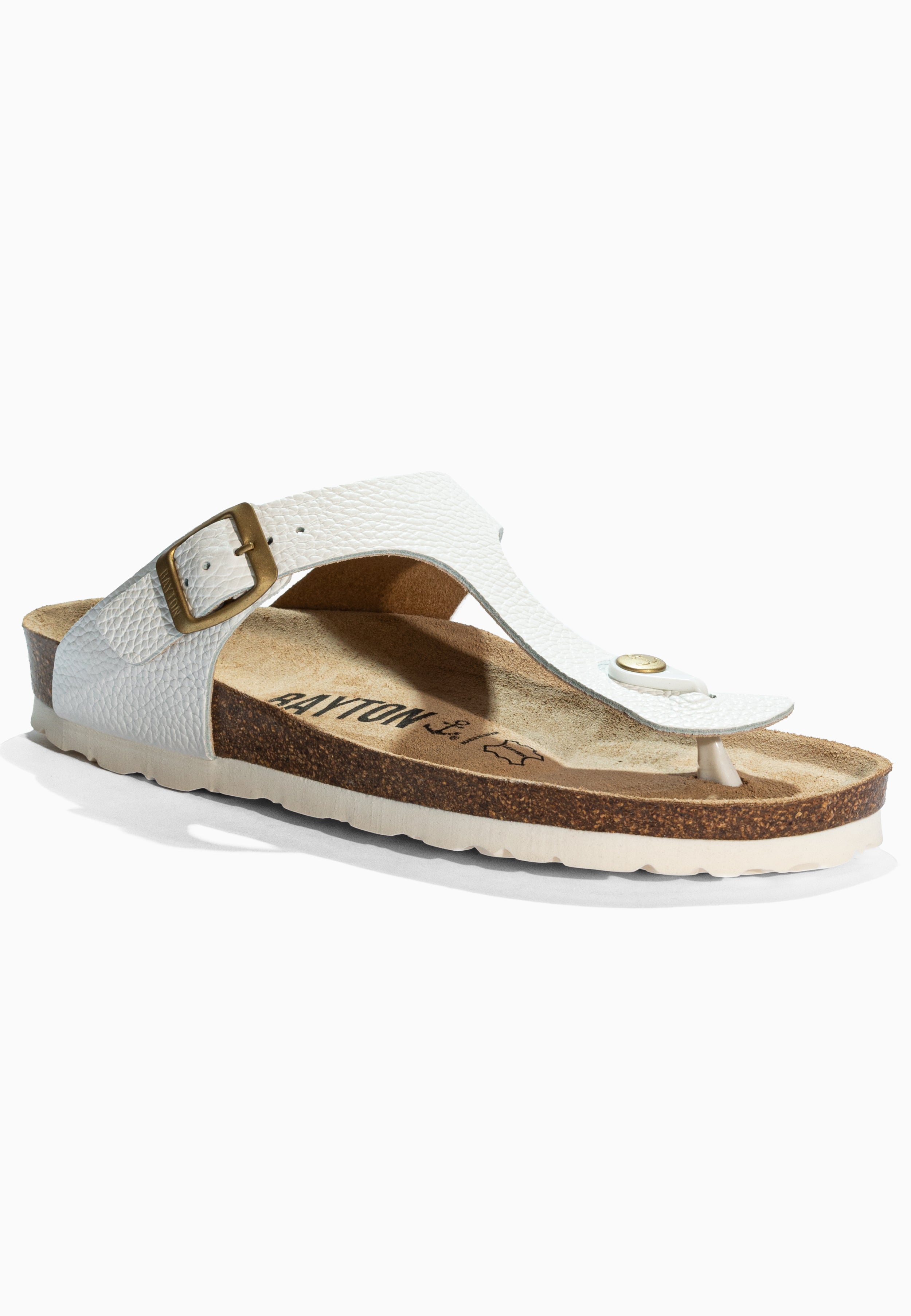 Sandales Mercure Blanc en Cuir