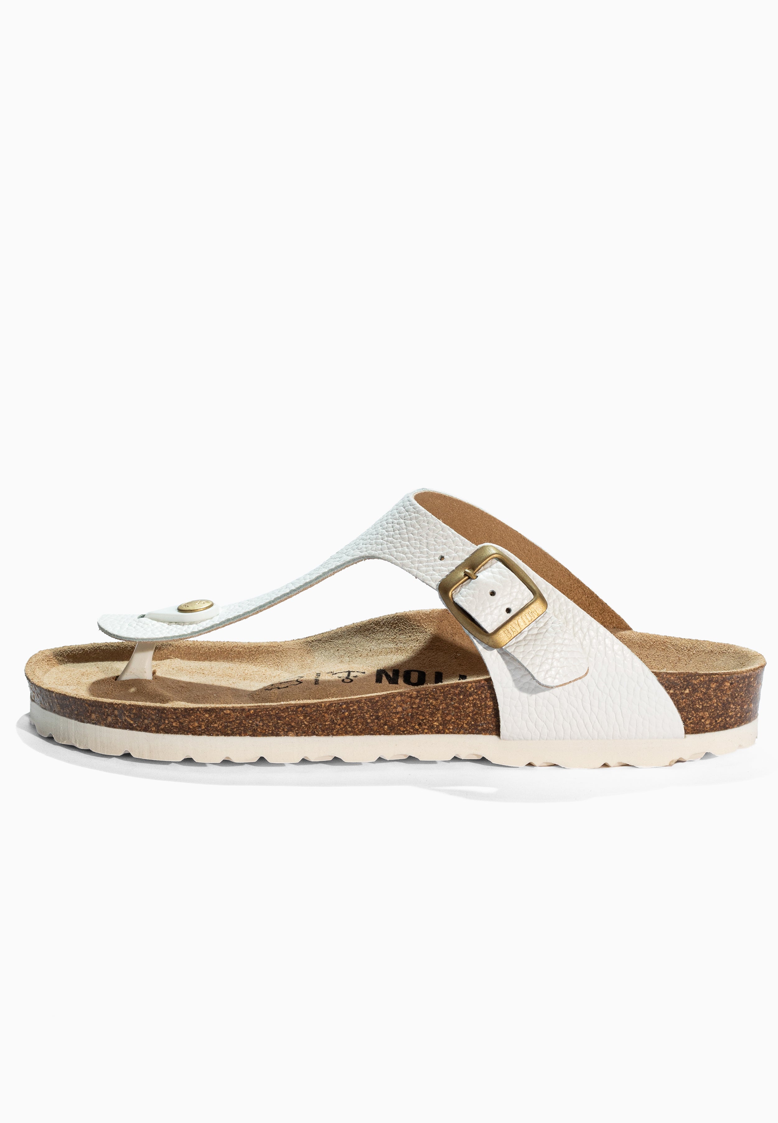 White Mercury Leather Sandals