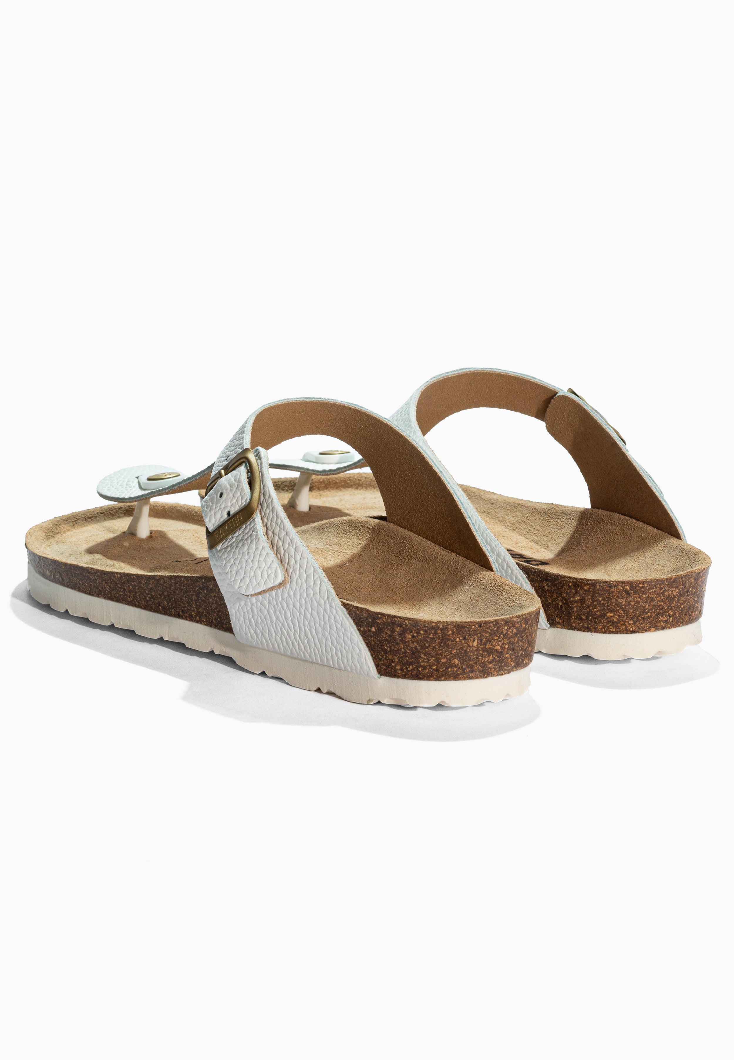 Sandales Mercure Blanc en Cuir