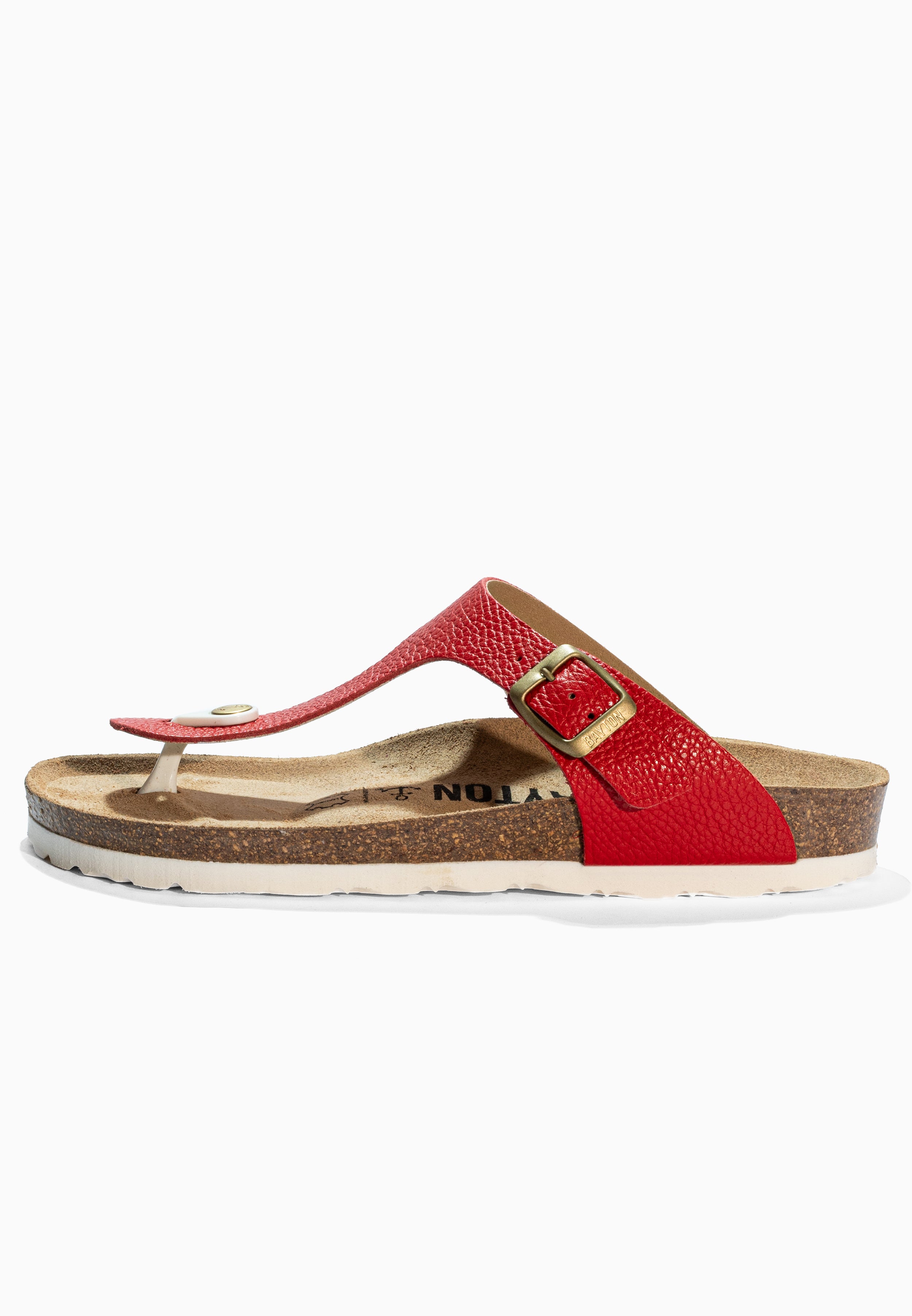 Sandales Mercure Rouge en Cuir