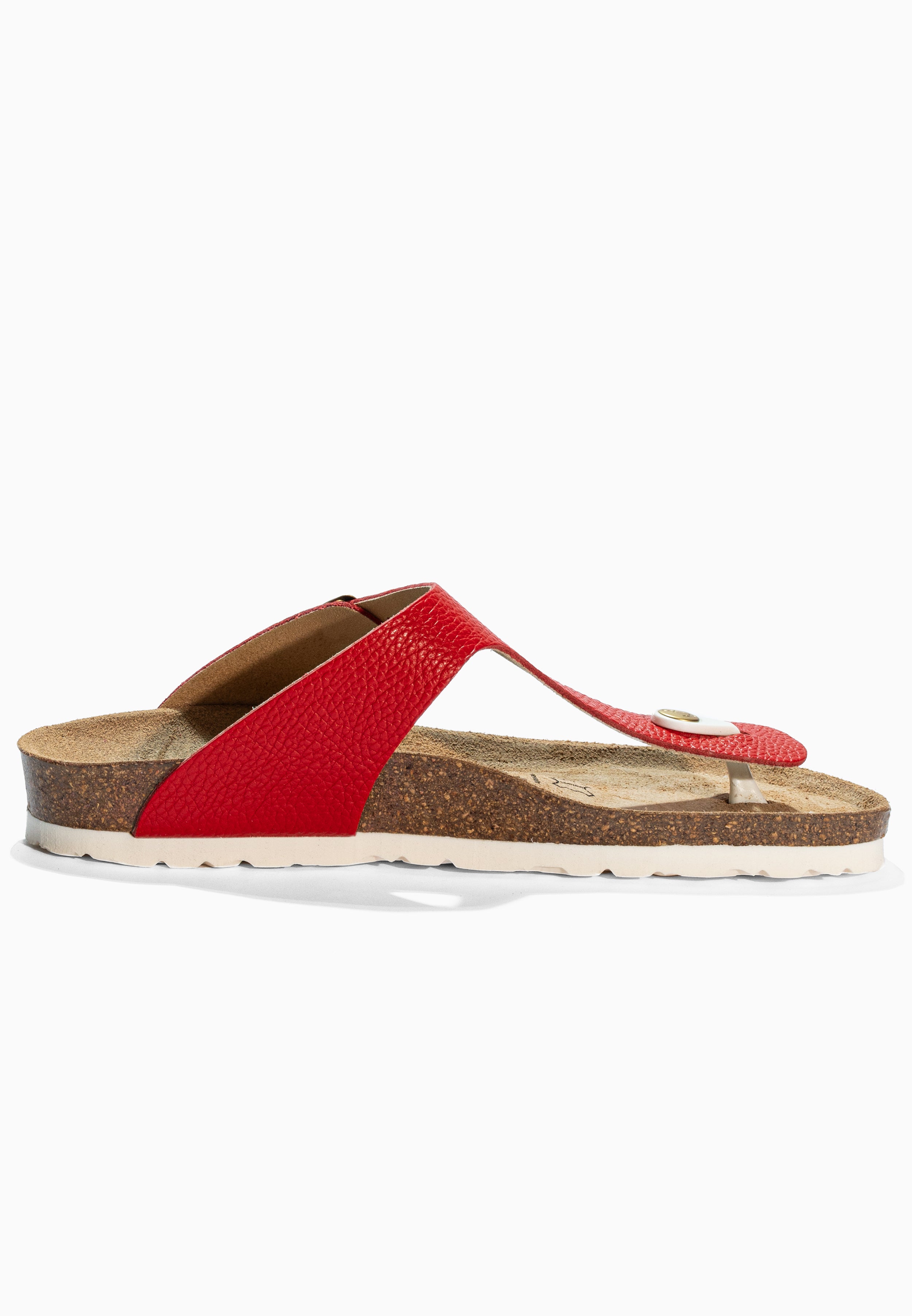 Sandales Mercure Rouge en Cuir