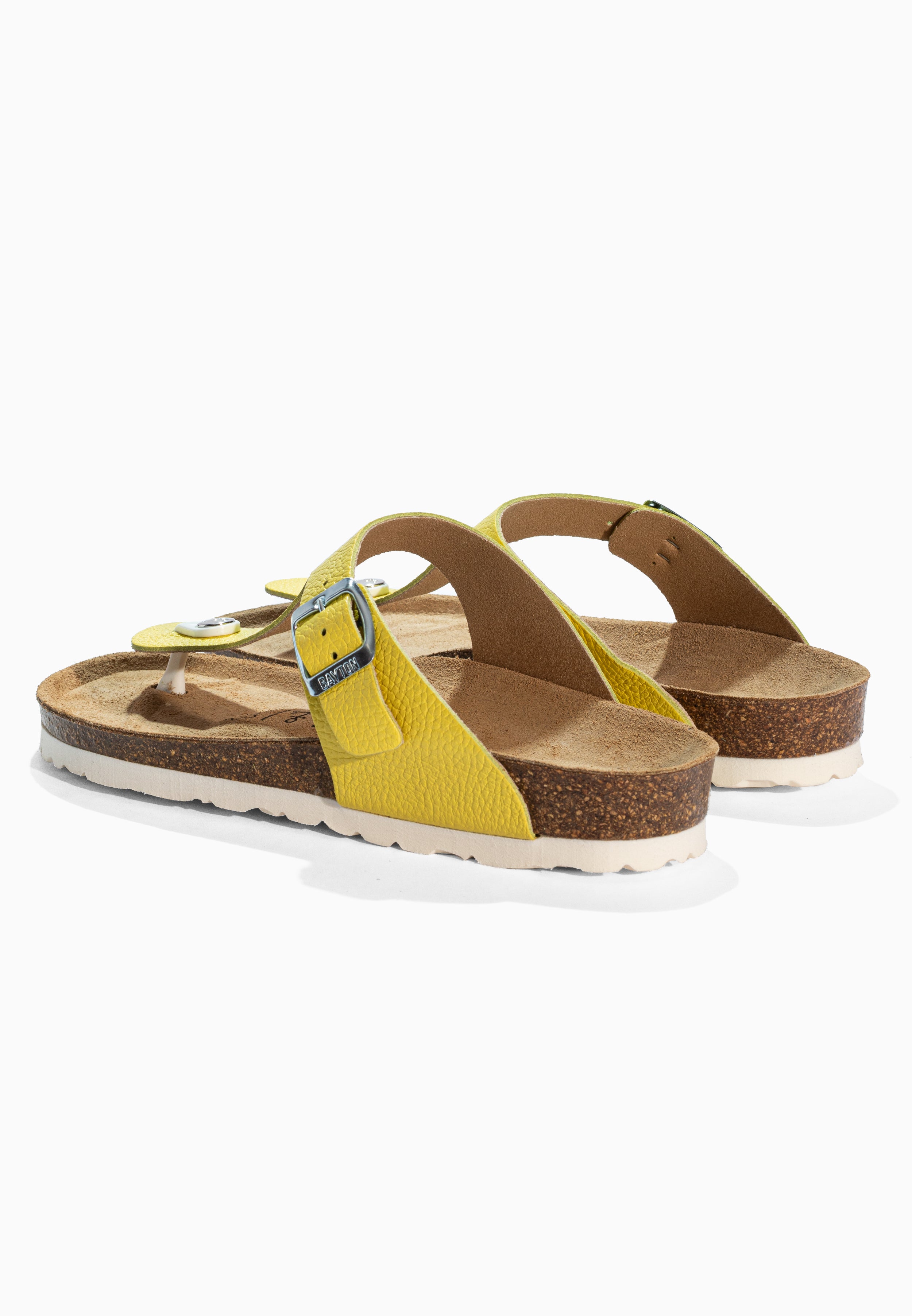 Yellow Mercury Leather Sandals