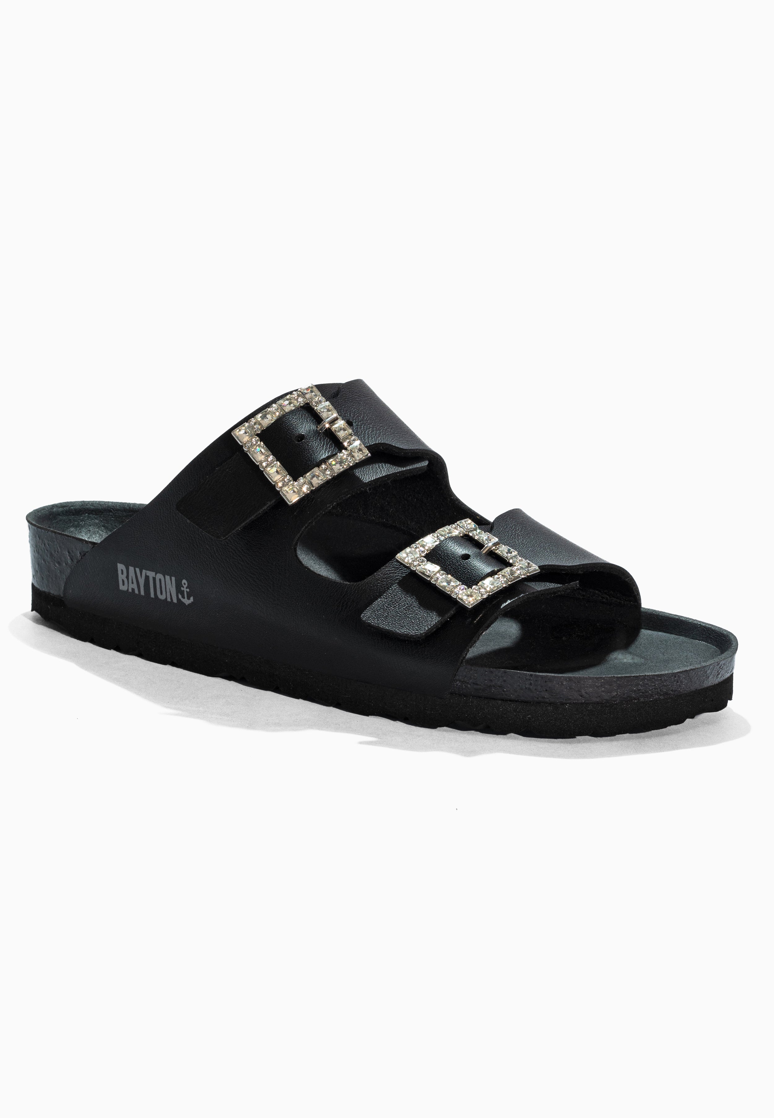 Sandales Strass Atlas Noir