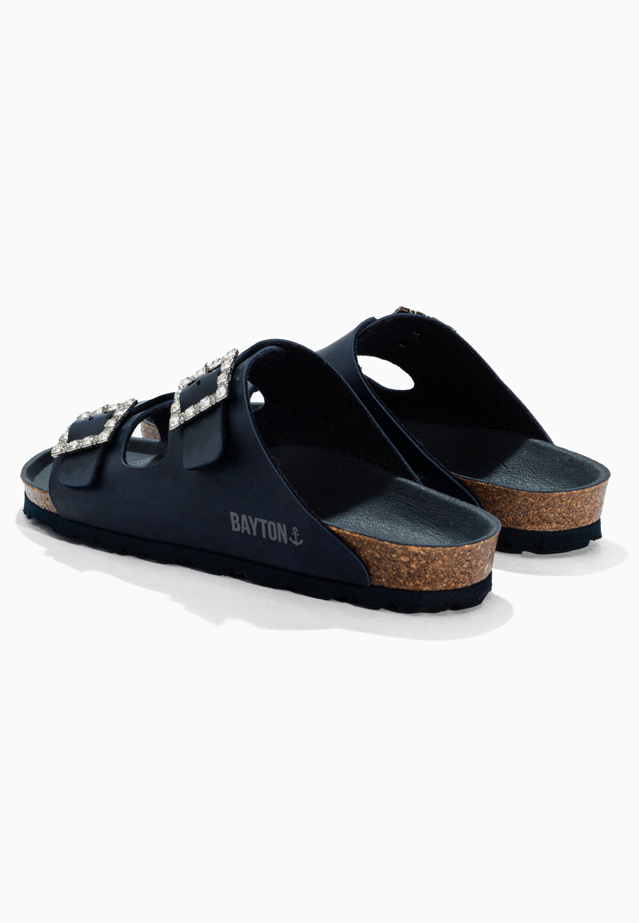 Sandales Strass Atlas Bleu marine