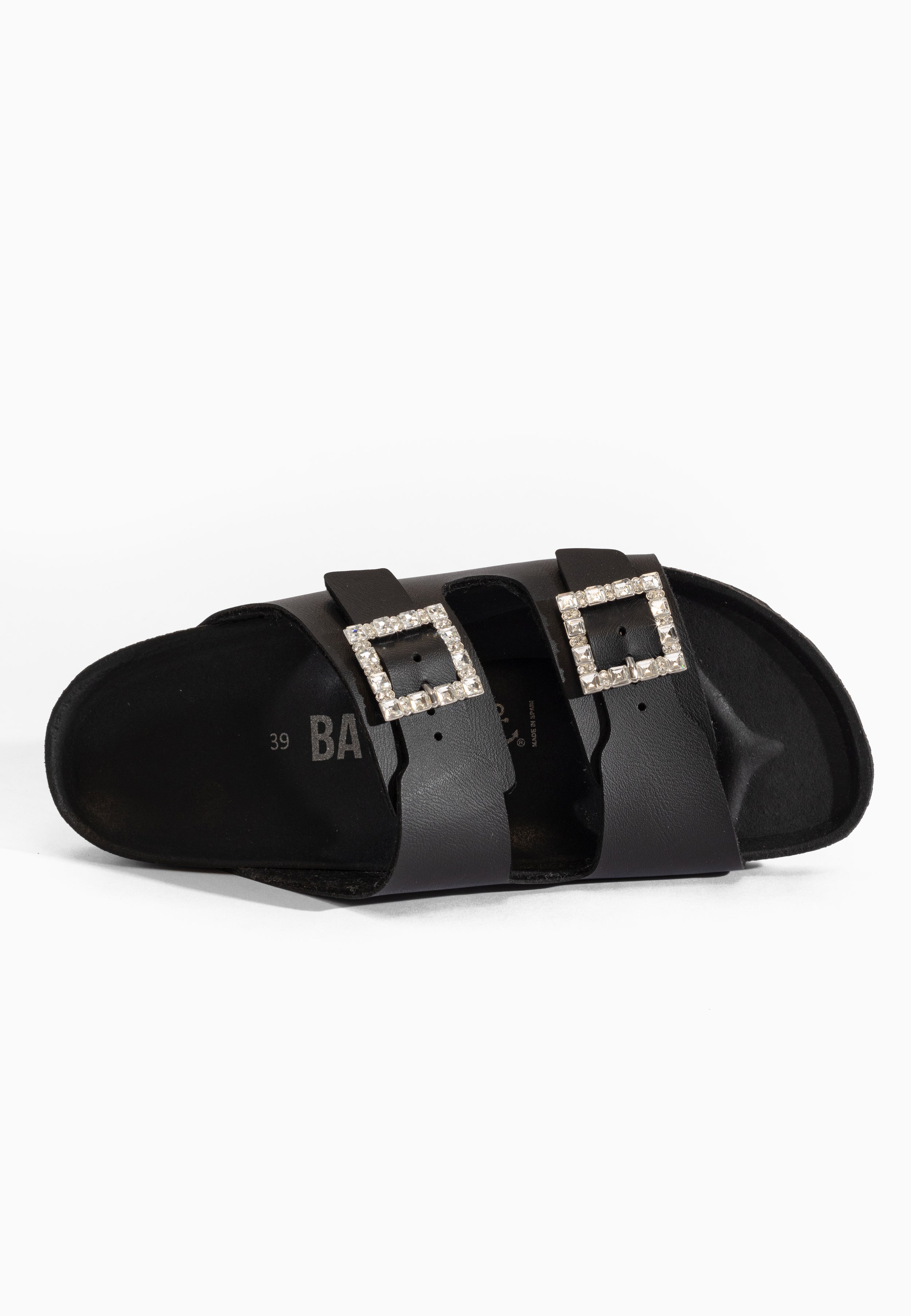 Sandales Strass Atlas Noir