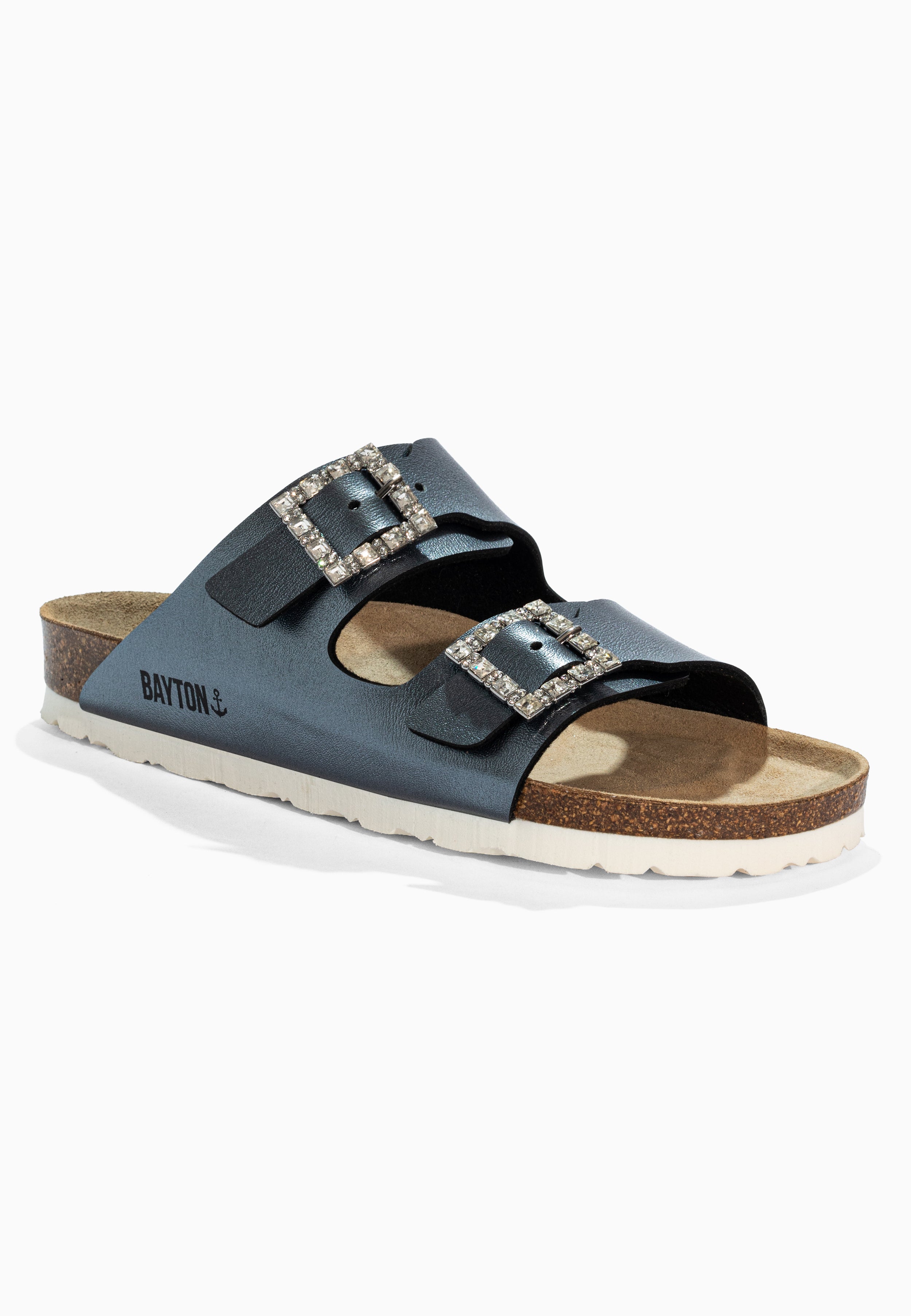 Sandales Strass Atlas Pewter