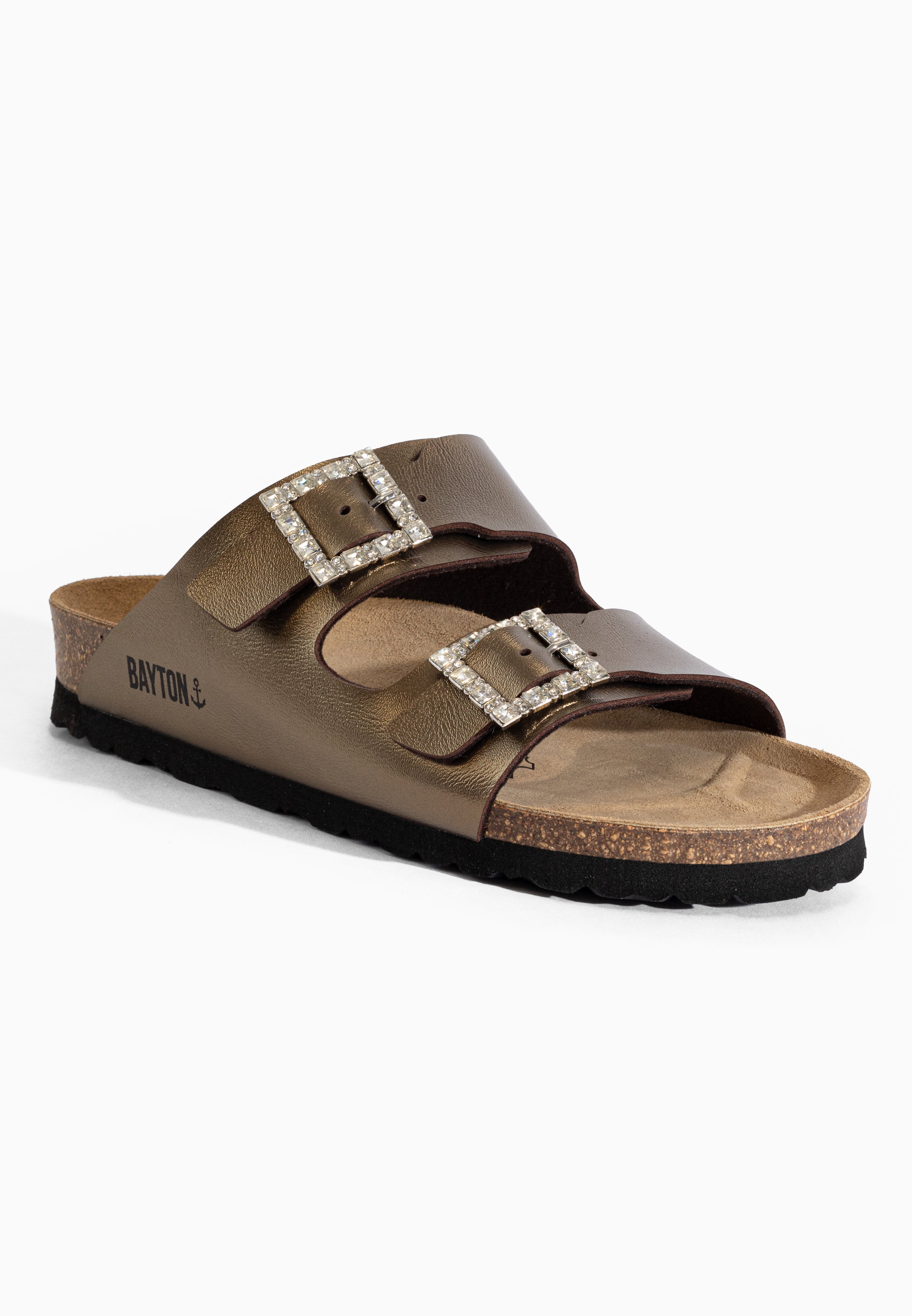 Sandales Strass Atlas Bronze