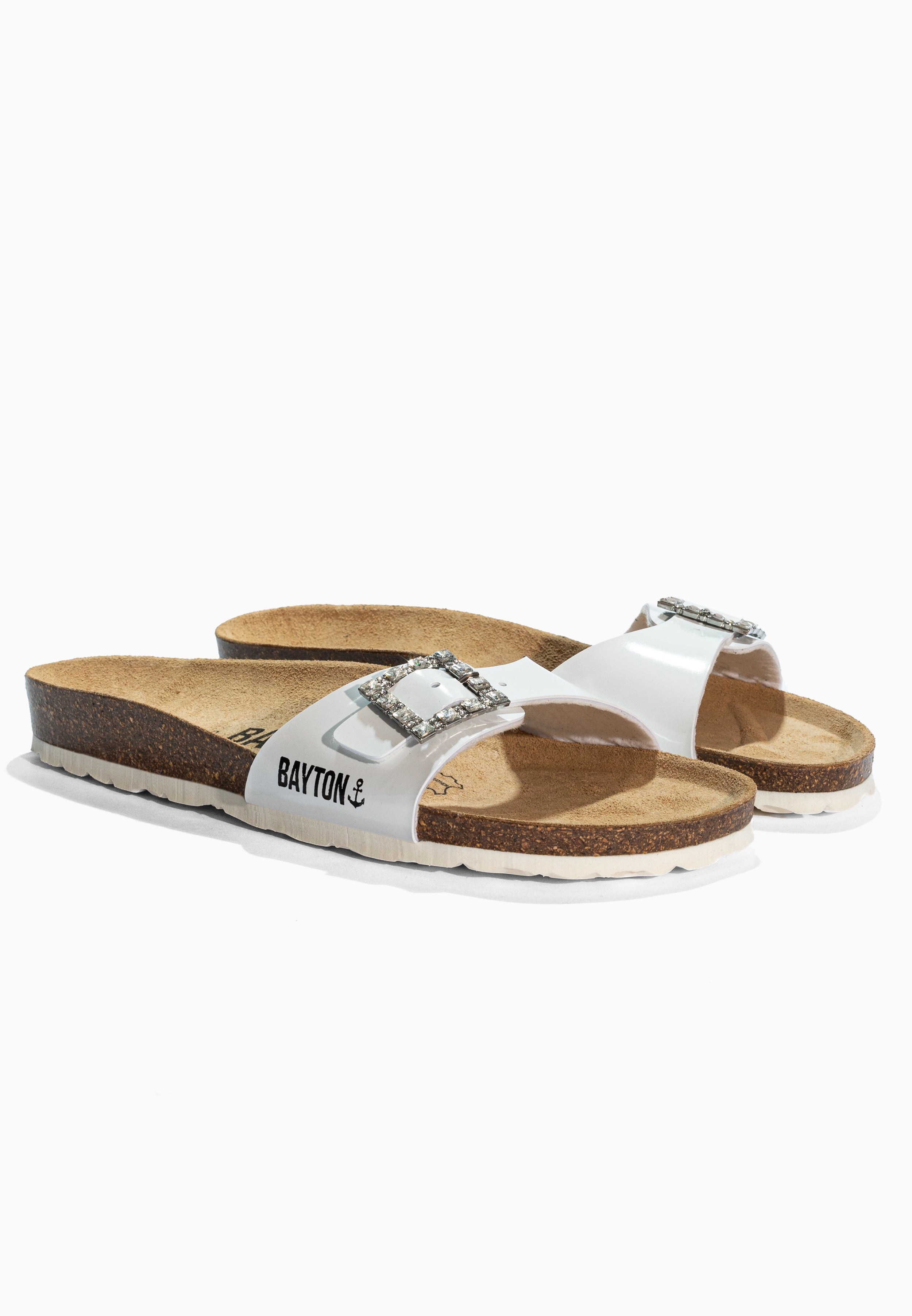 Sandales Strass Zephyr Blanc