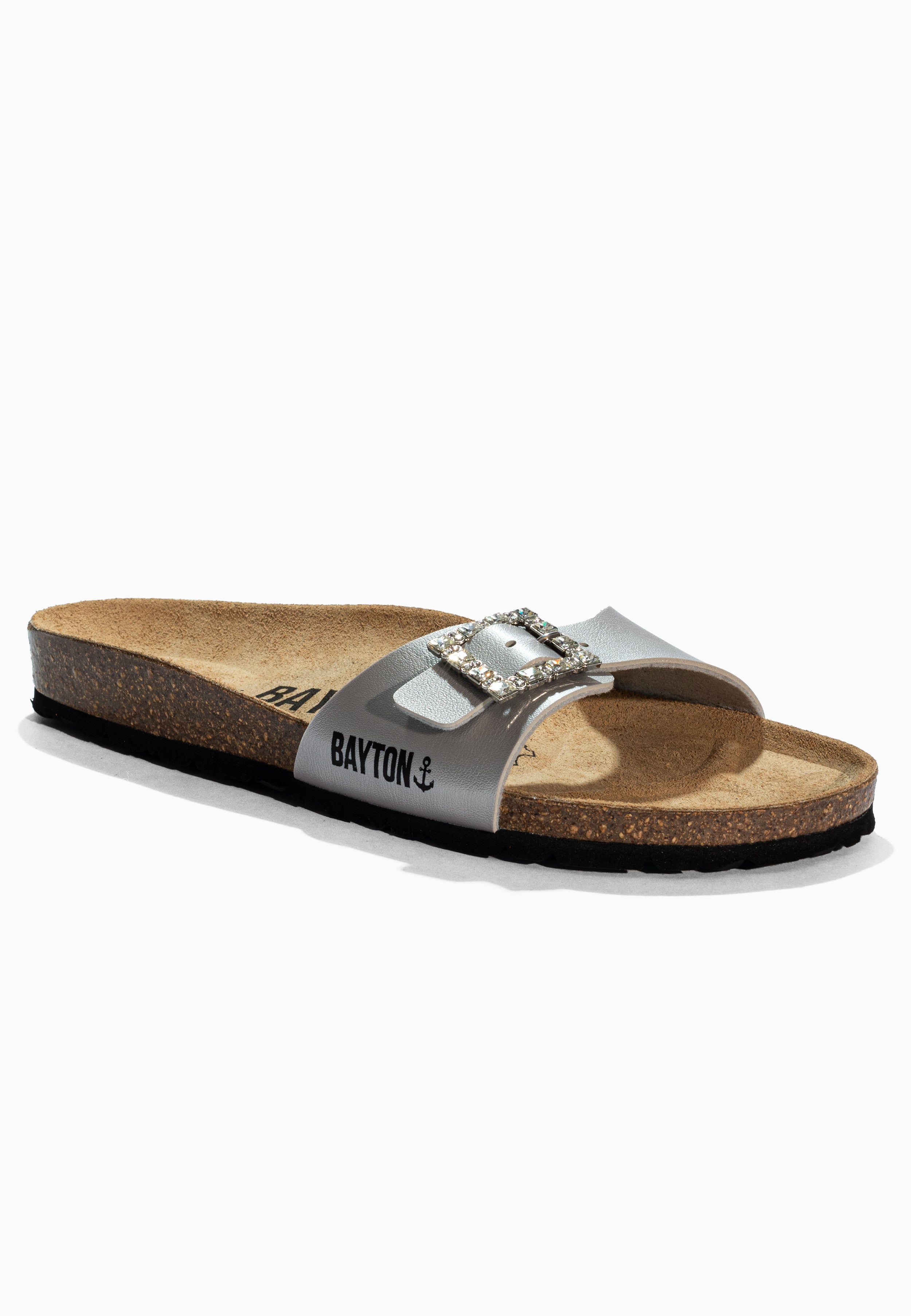 Zephyr Silver Rhinestone Sandals