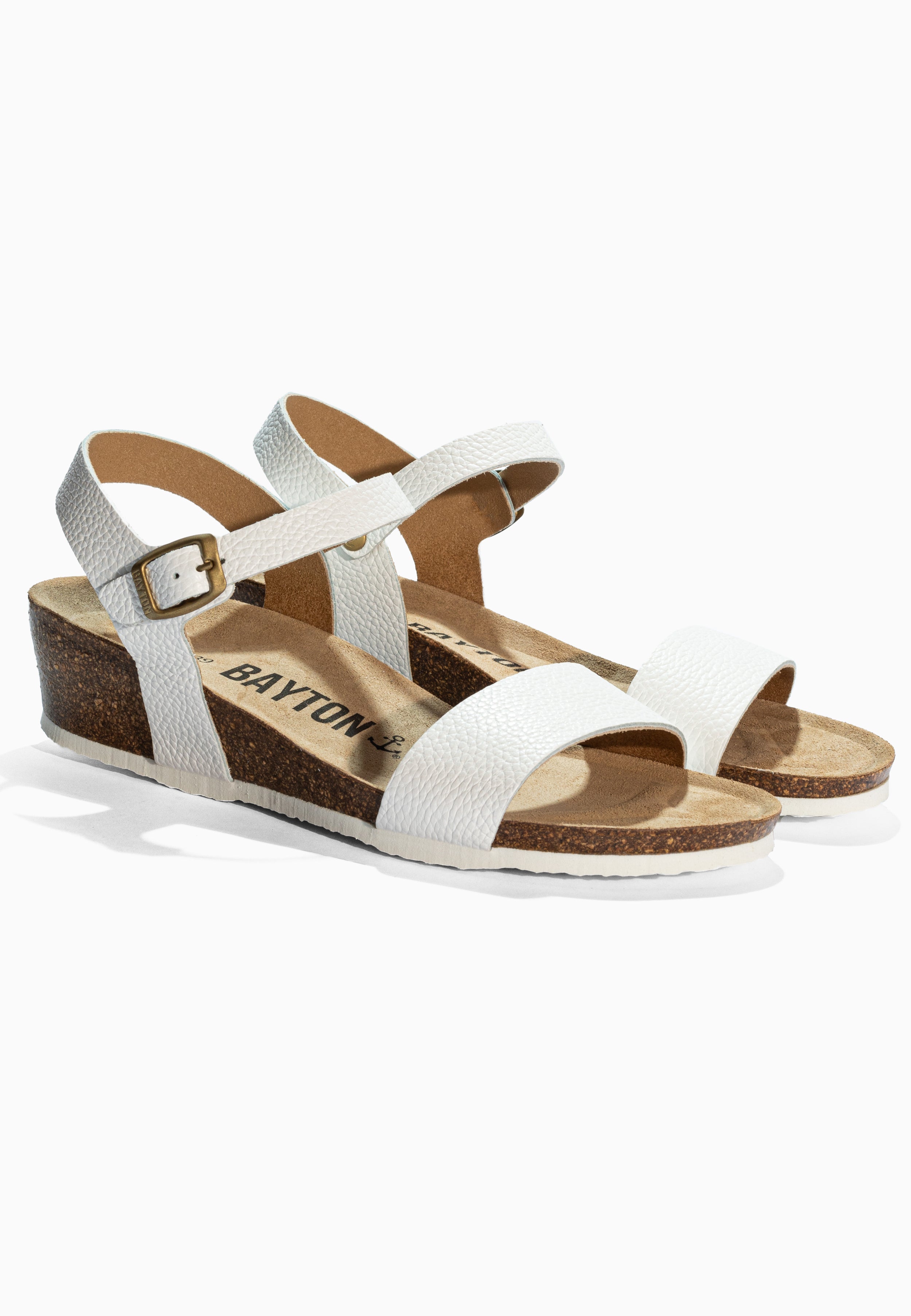 Sandales Wodonga Blanc en Cuir