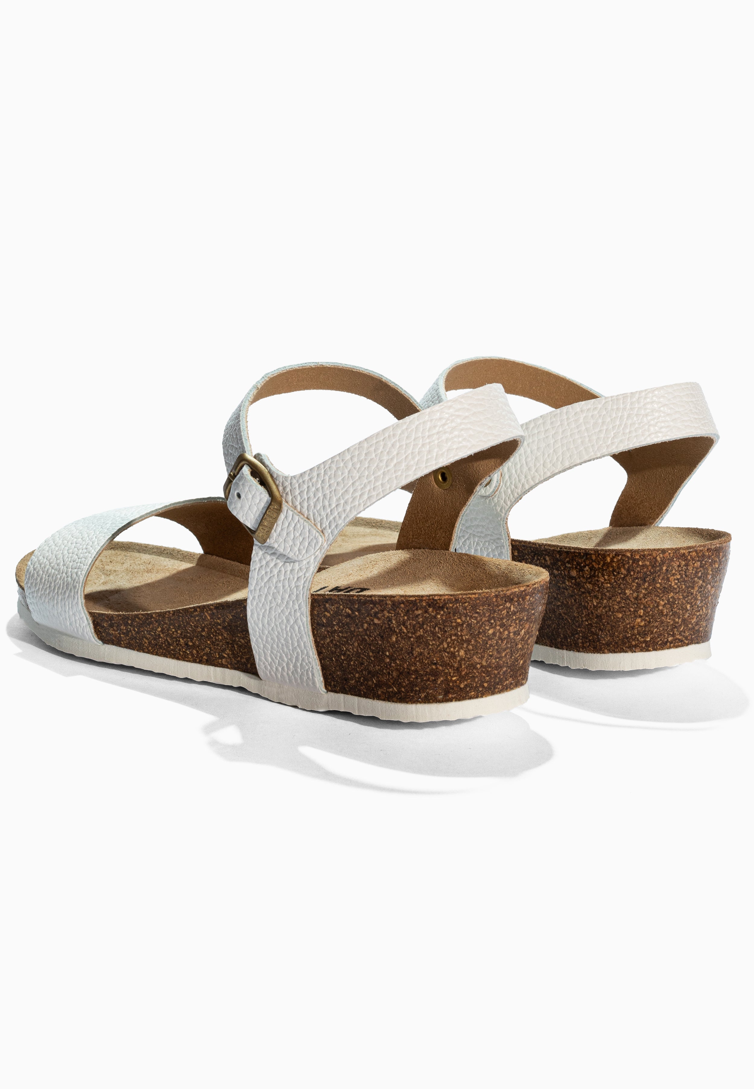 Sandales Wodonga Blanc en Cuir