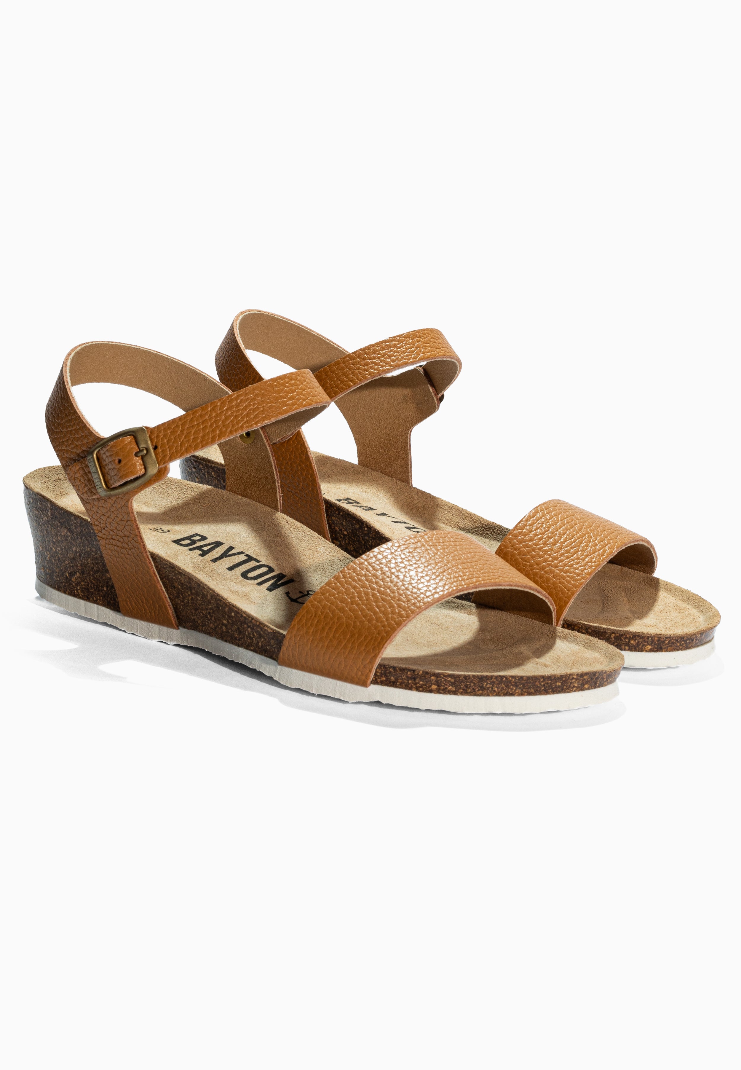 Wodonga Camel Leather Sandals