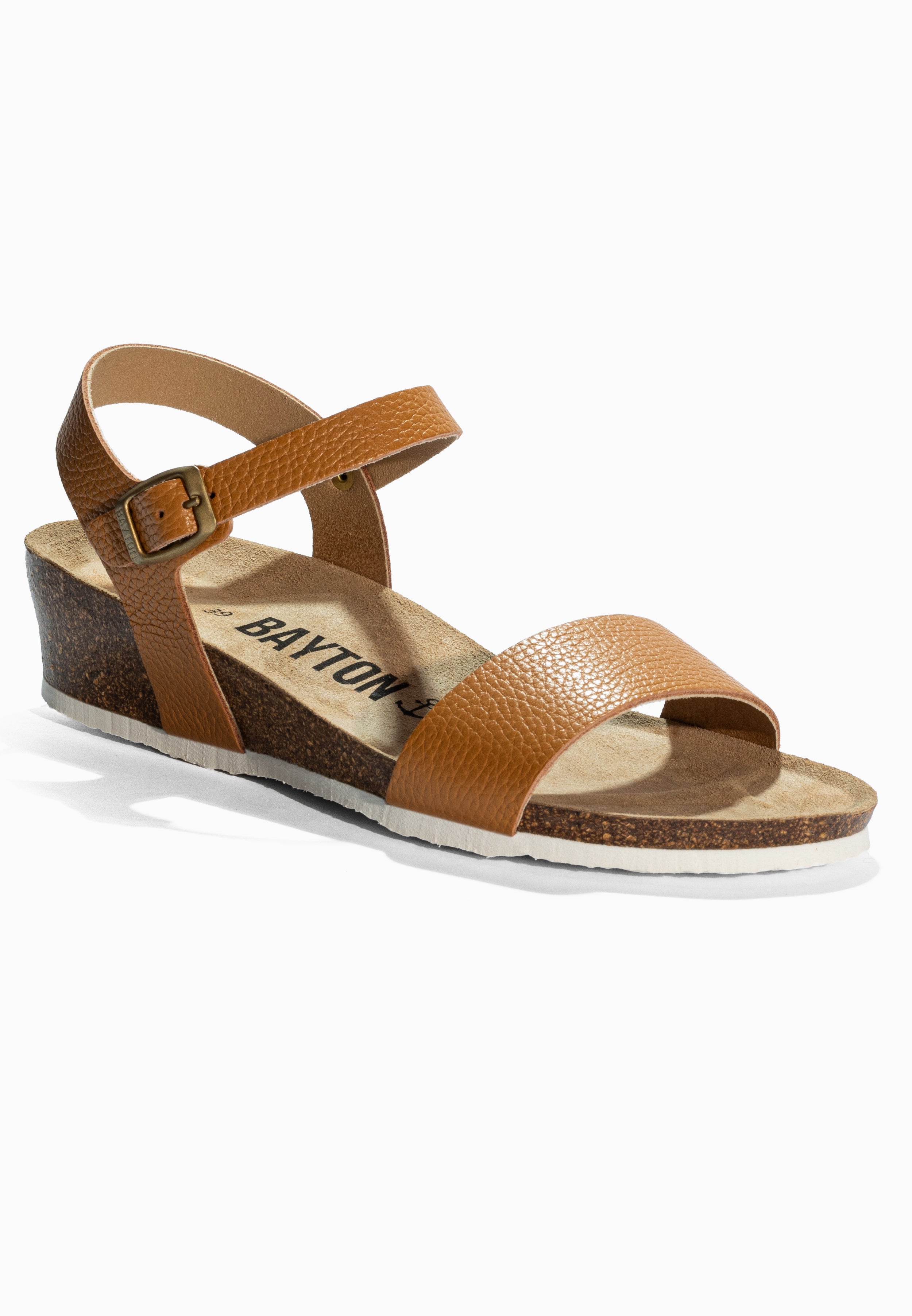 Wodonga Camel Leather Sandals