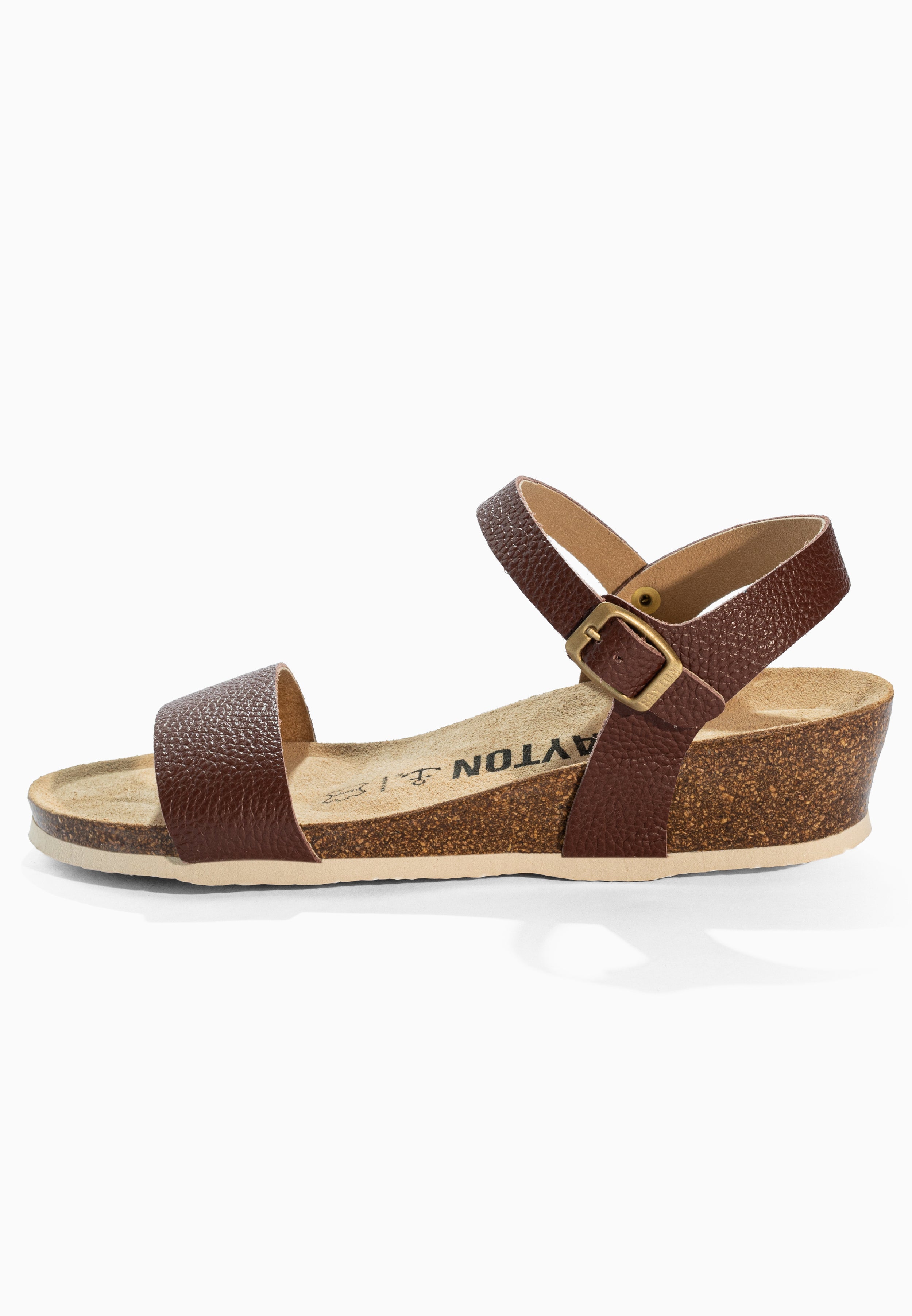 Wodonga Brown Leather Sandals