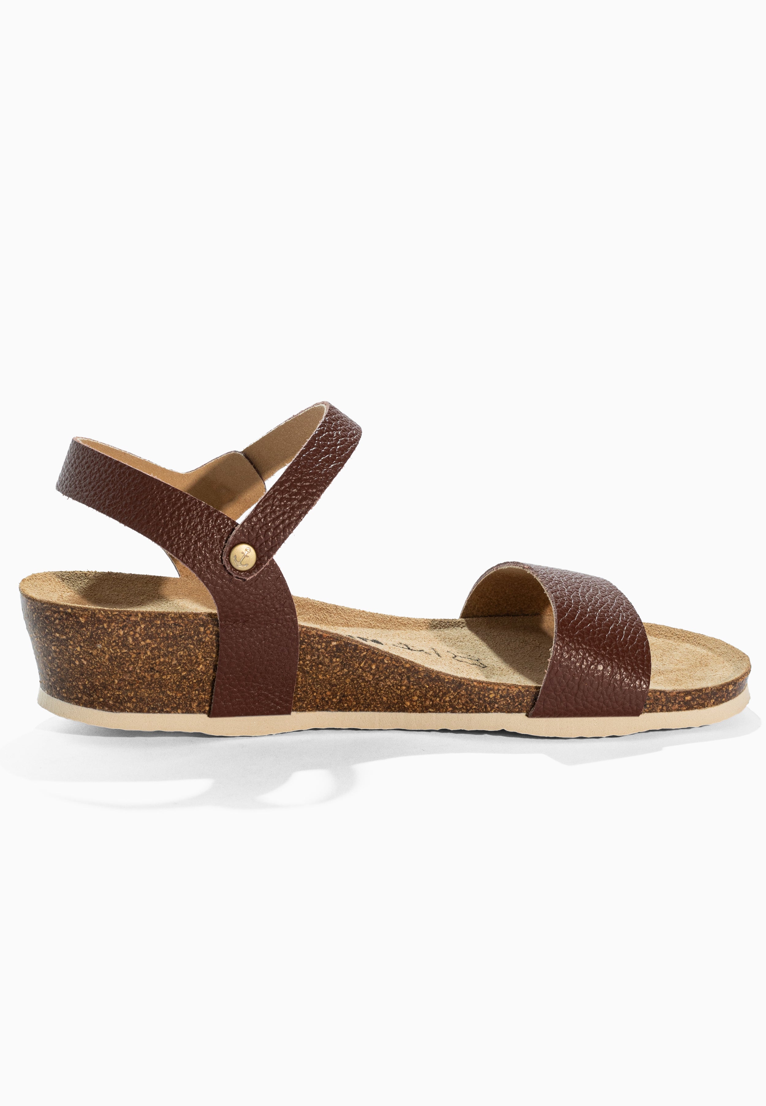 Wodonga Brown Leather Sandals