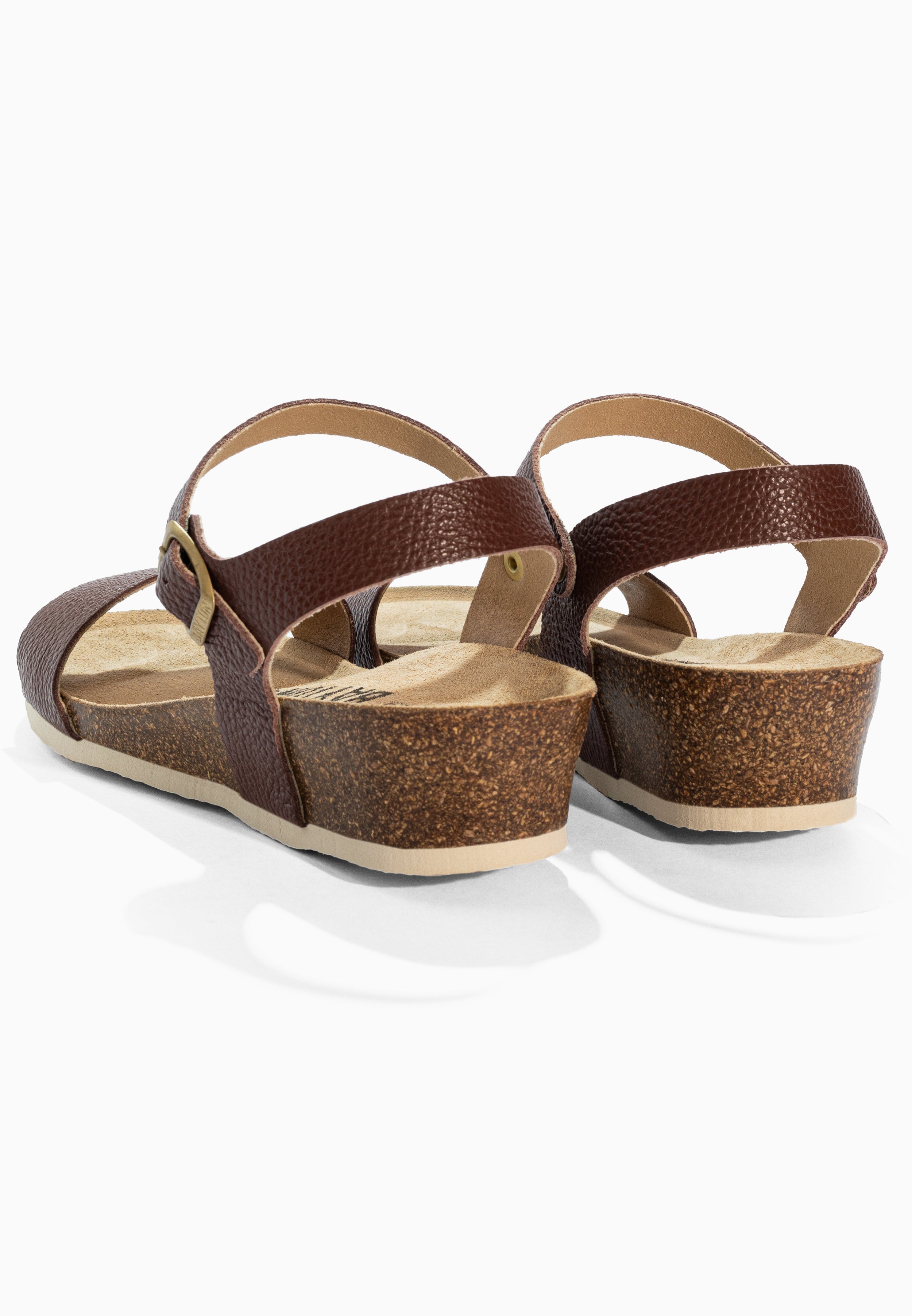 Wodonga Brown Leather Sandals