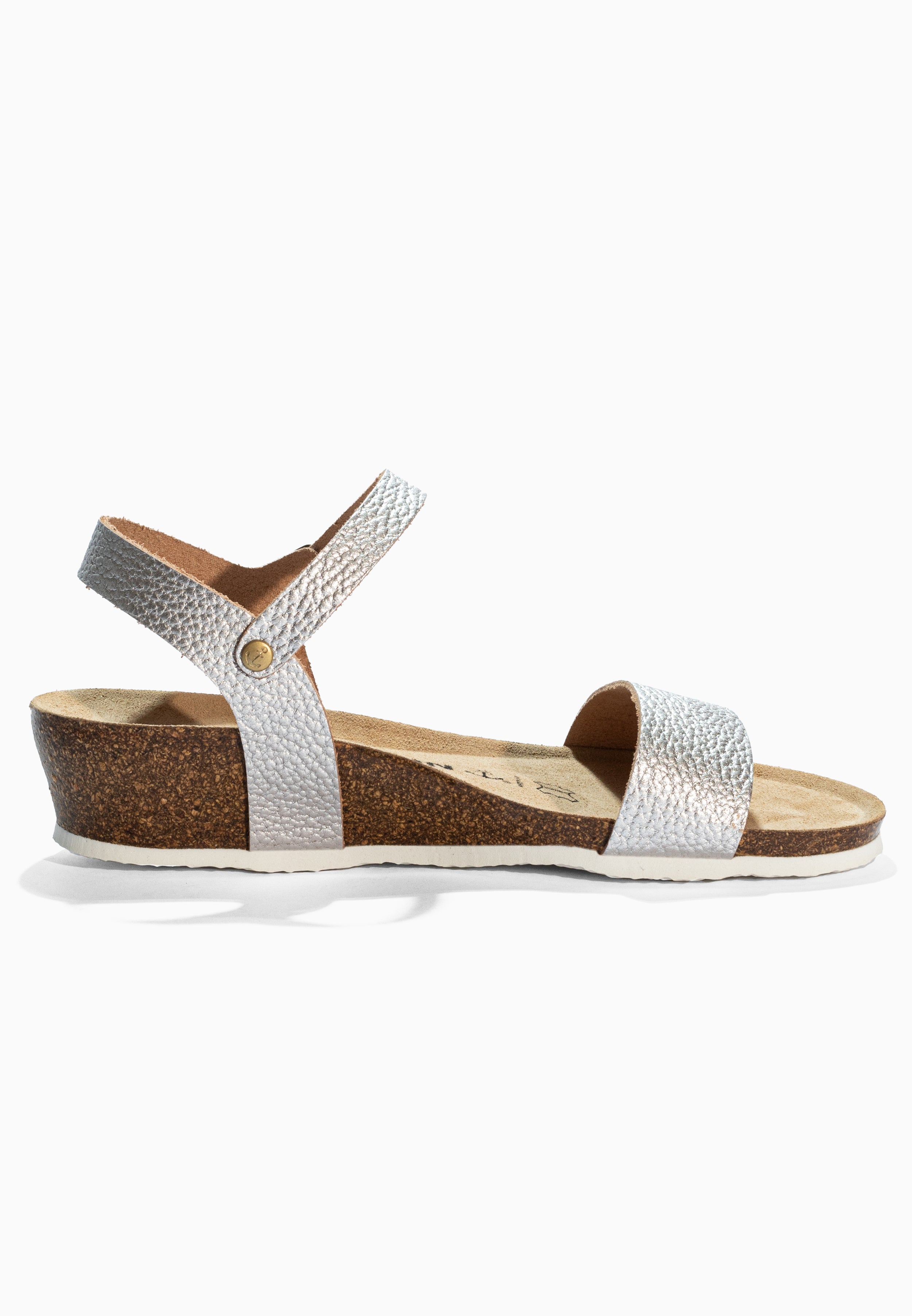 Wodonga Silver Leather Sandals