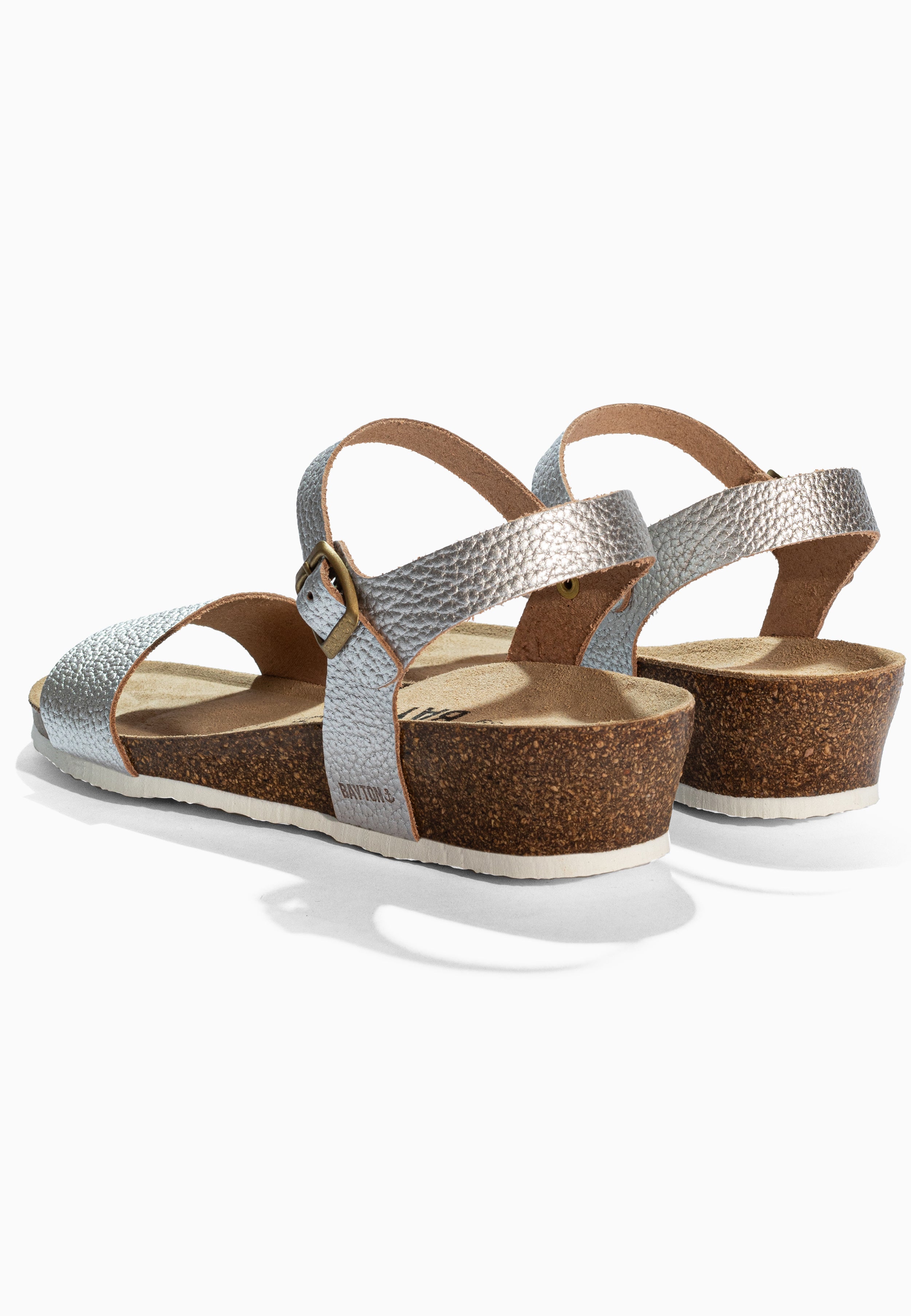 Wodonga Silver Leather Sandals