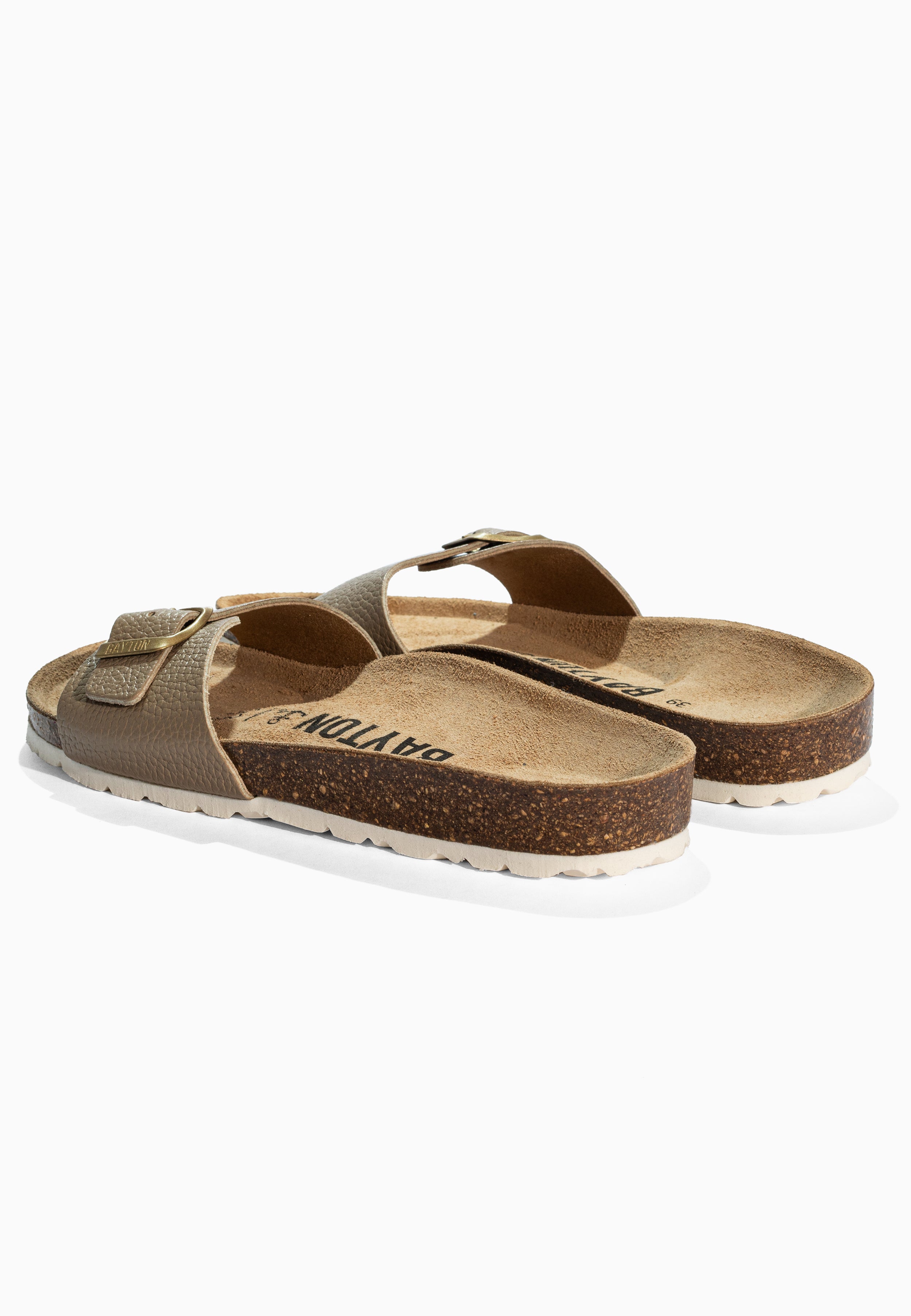 Sandales Zephyr Beige en Cuir