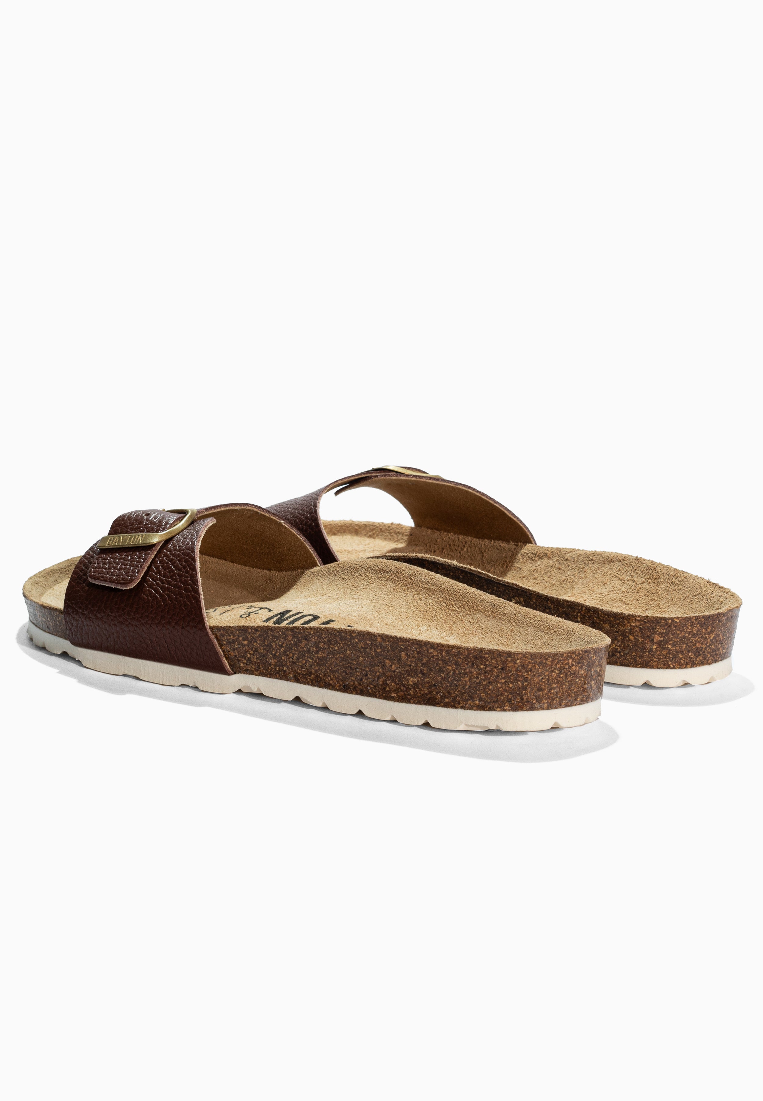 Zephyr Brown Leather Sandals