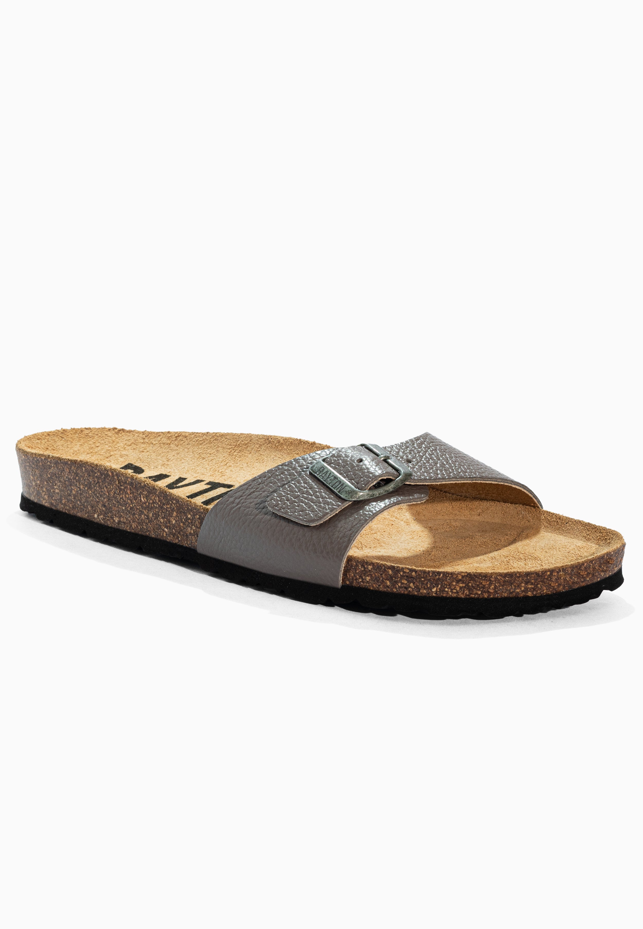 Zephyr Taupe Leather Sandals