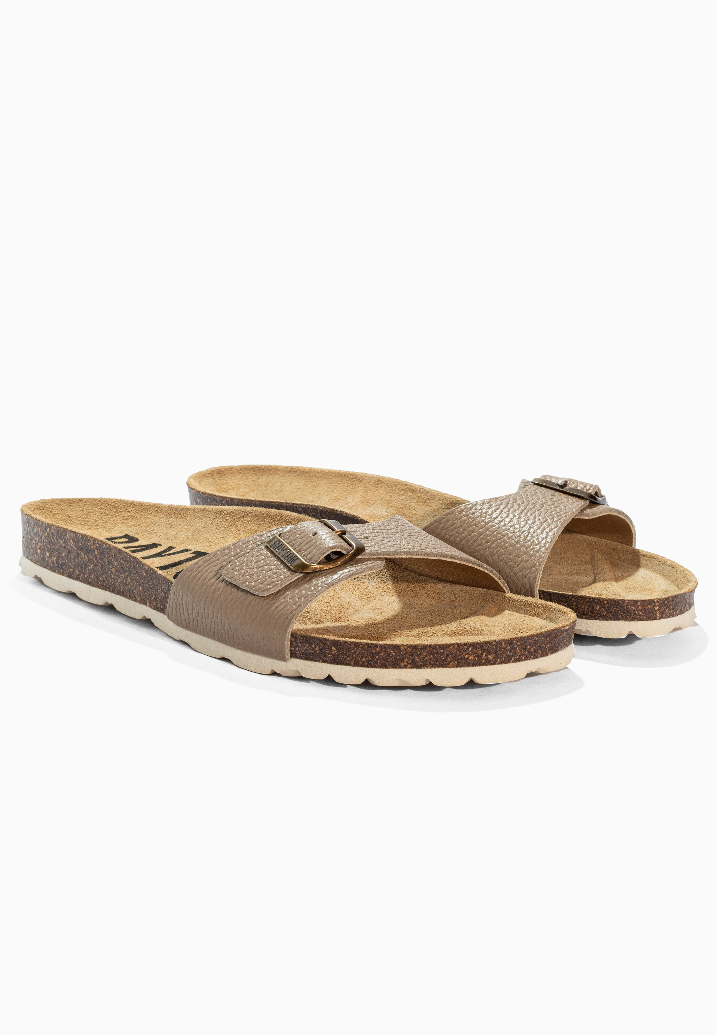 Zephyr Beige Leather Sandals