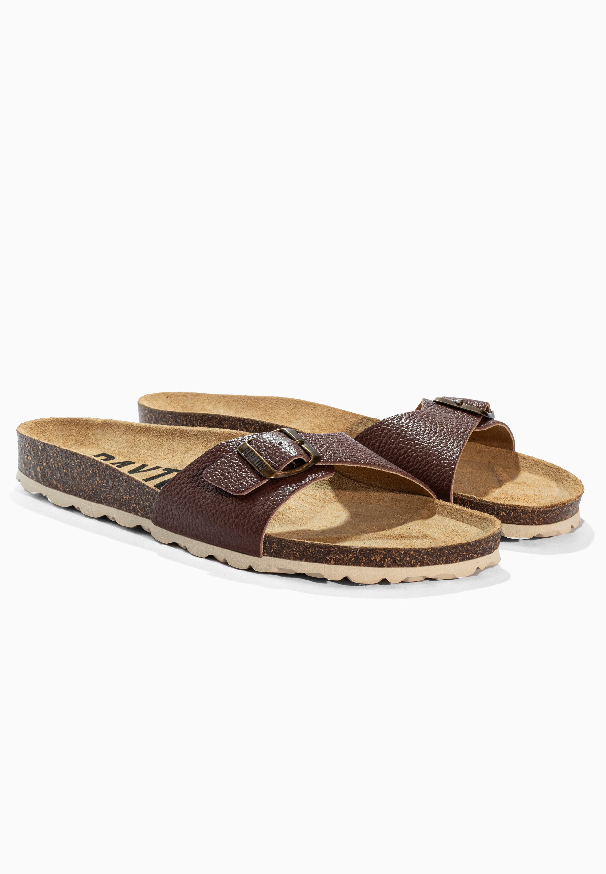 Zephyr Brown Leather Sandals