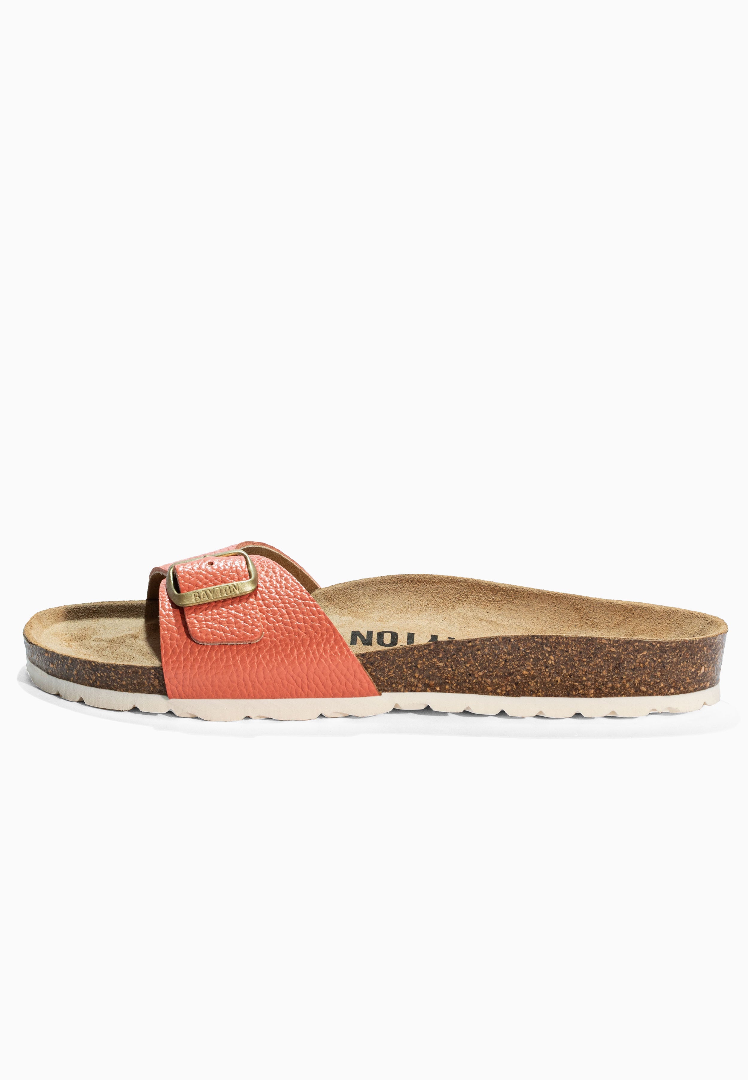 Zephyr Coral Leather Sandals